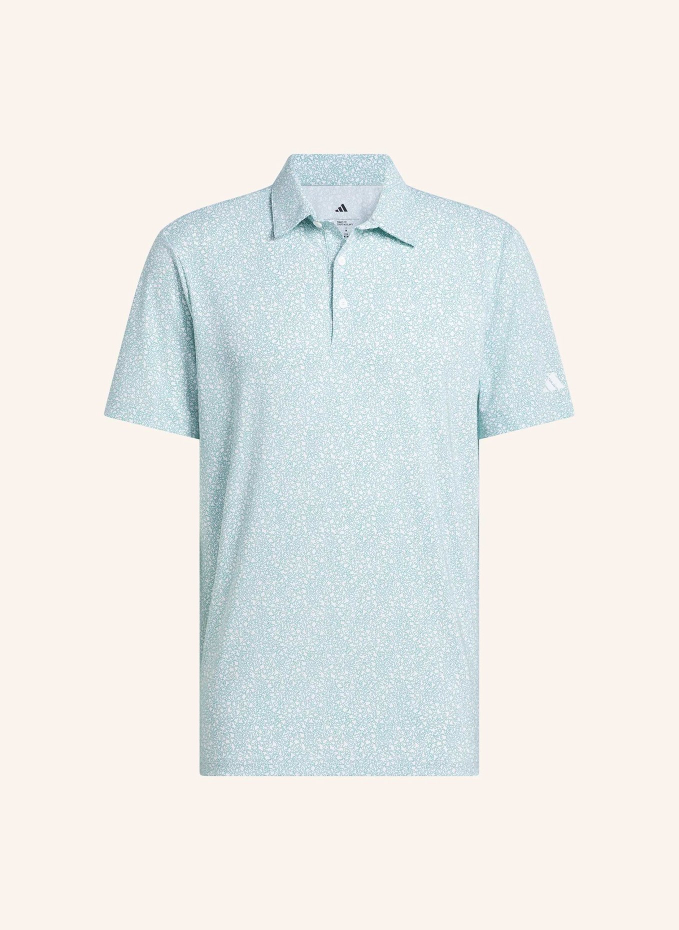 adidas ULTIMATE365 MINI BUNKER POLOSHIRT: TÜRKIS