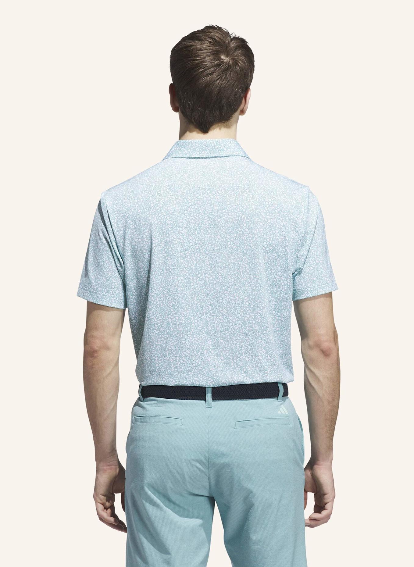 adidas ULTIMATE365 MINI BUNKER POLOSHIRT: TÜRKIS