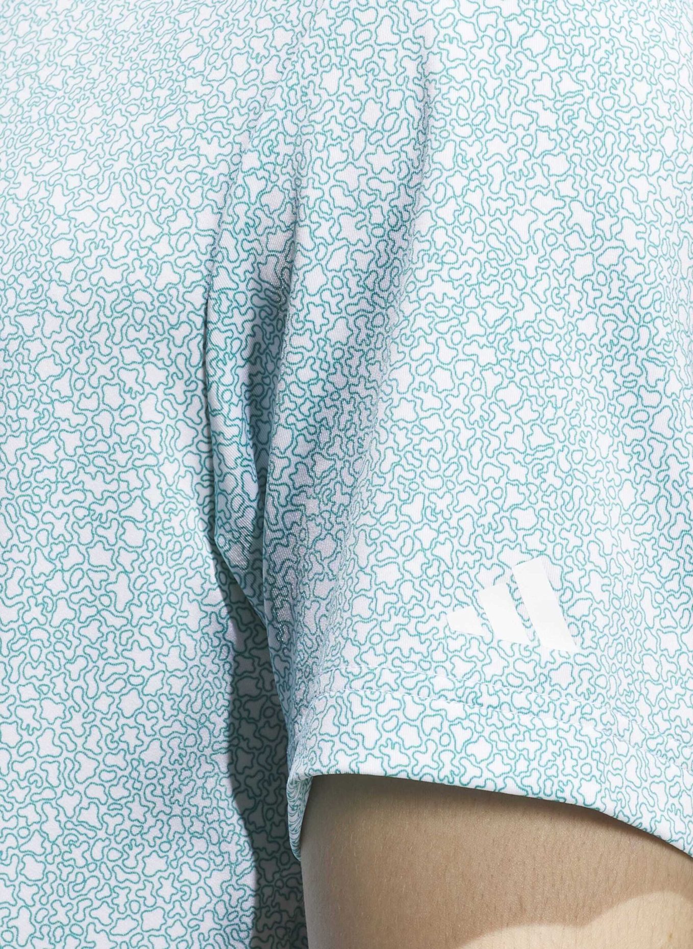 adidas ULTIMATE365 MINI BUNKER POLOSHIRT: TÜRKIS