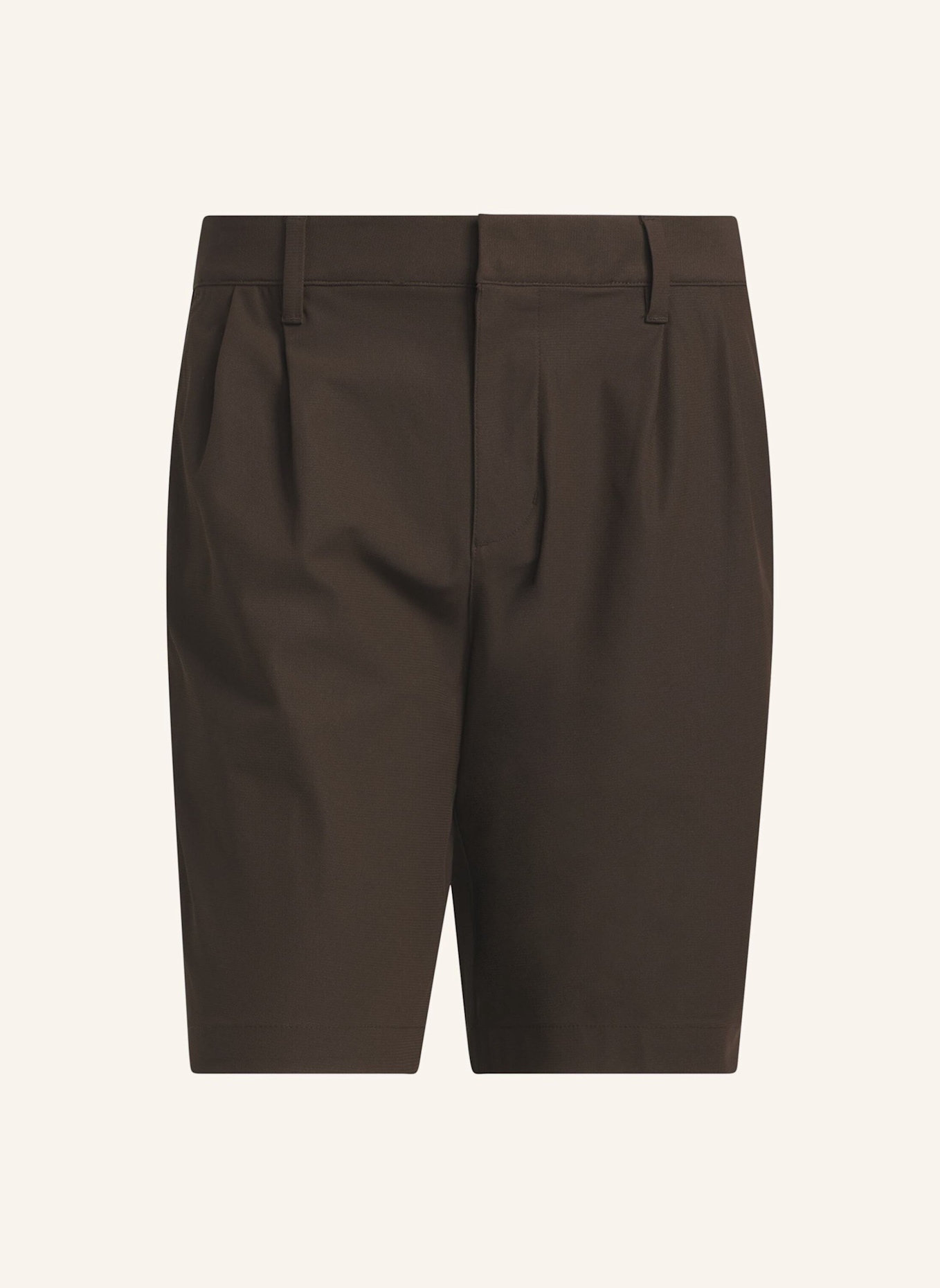 adidas ORIGINALS TWISTKNIT PLISSIERTE SHORTS: BRAUN