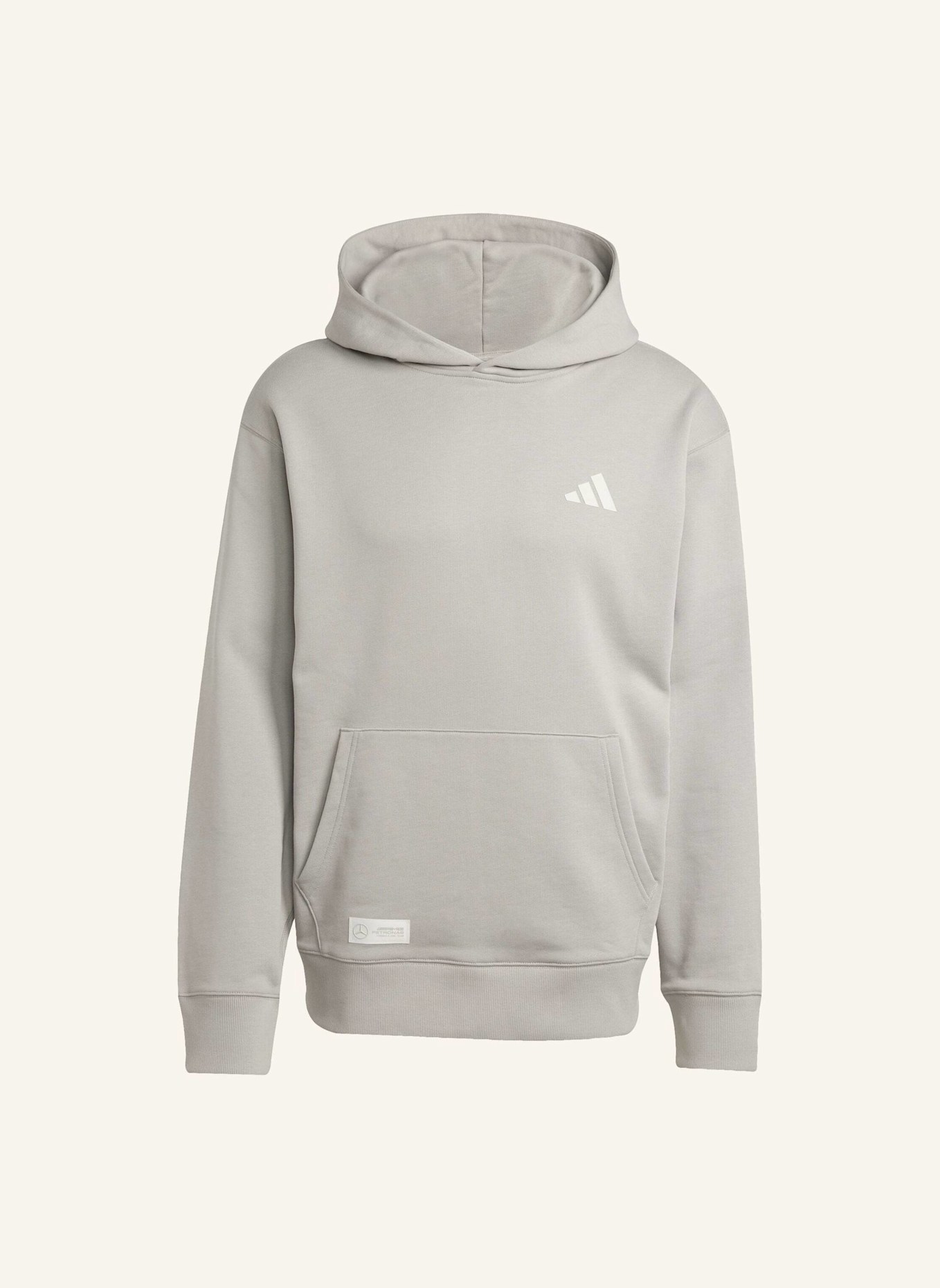 adidas MERCEDES - AMG PETRONAS FORMULA ONE TEAM PREMIUM SWEAT HOODIE: BEIGE
