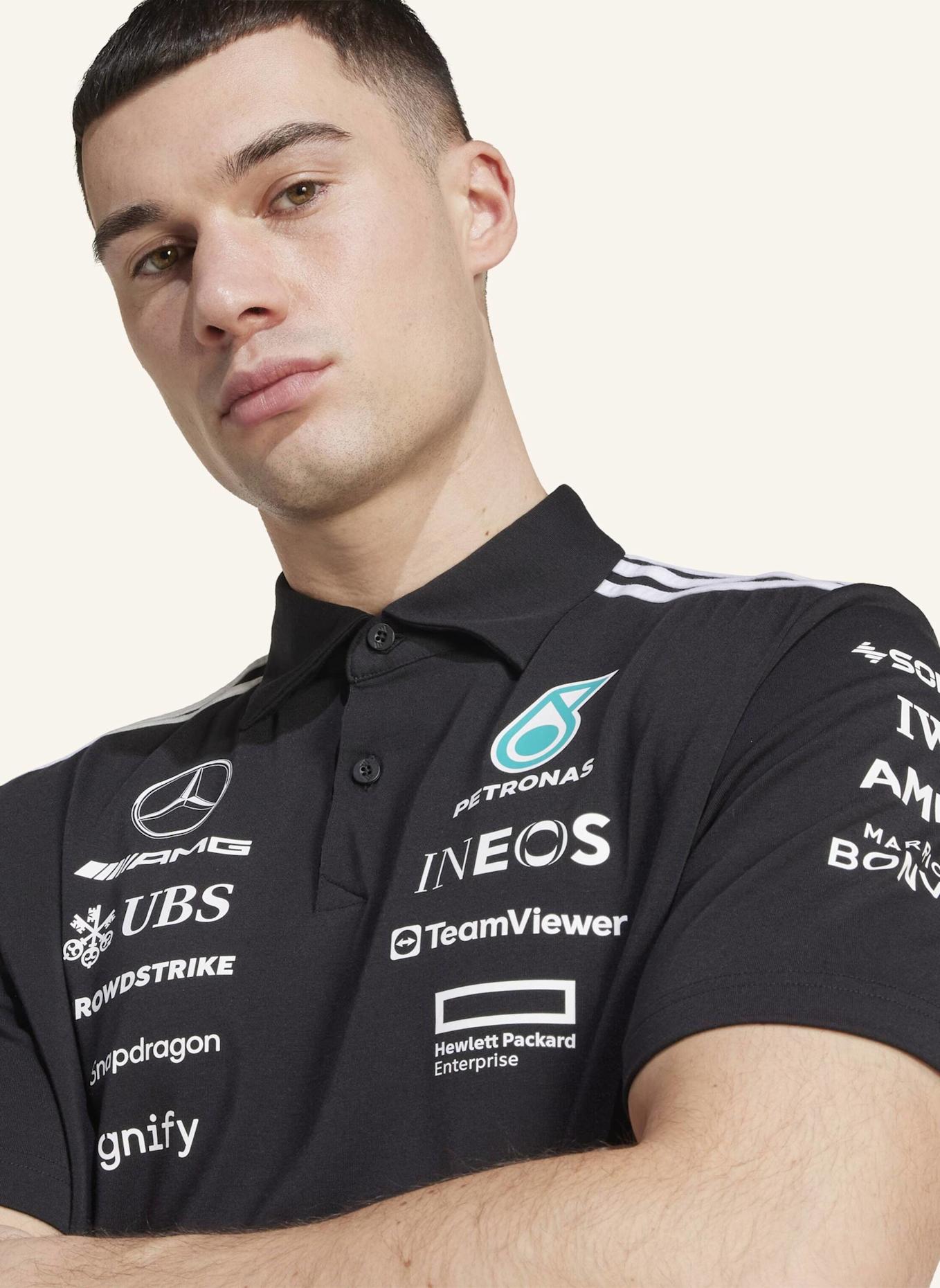 adidas MERCEDES - AMG PETRONAS FORMULA ONE TEAM POLOSHIRT: SCHWARZ/ WEISS