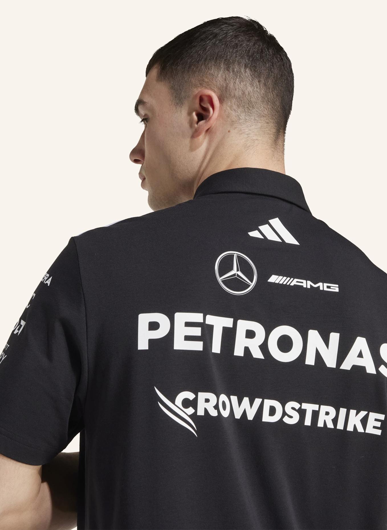 adidas MERCEDES - AMG PETRONAS FORMULA ONE TEAM POLOSHIRT: SCHWARZ/ WEISS