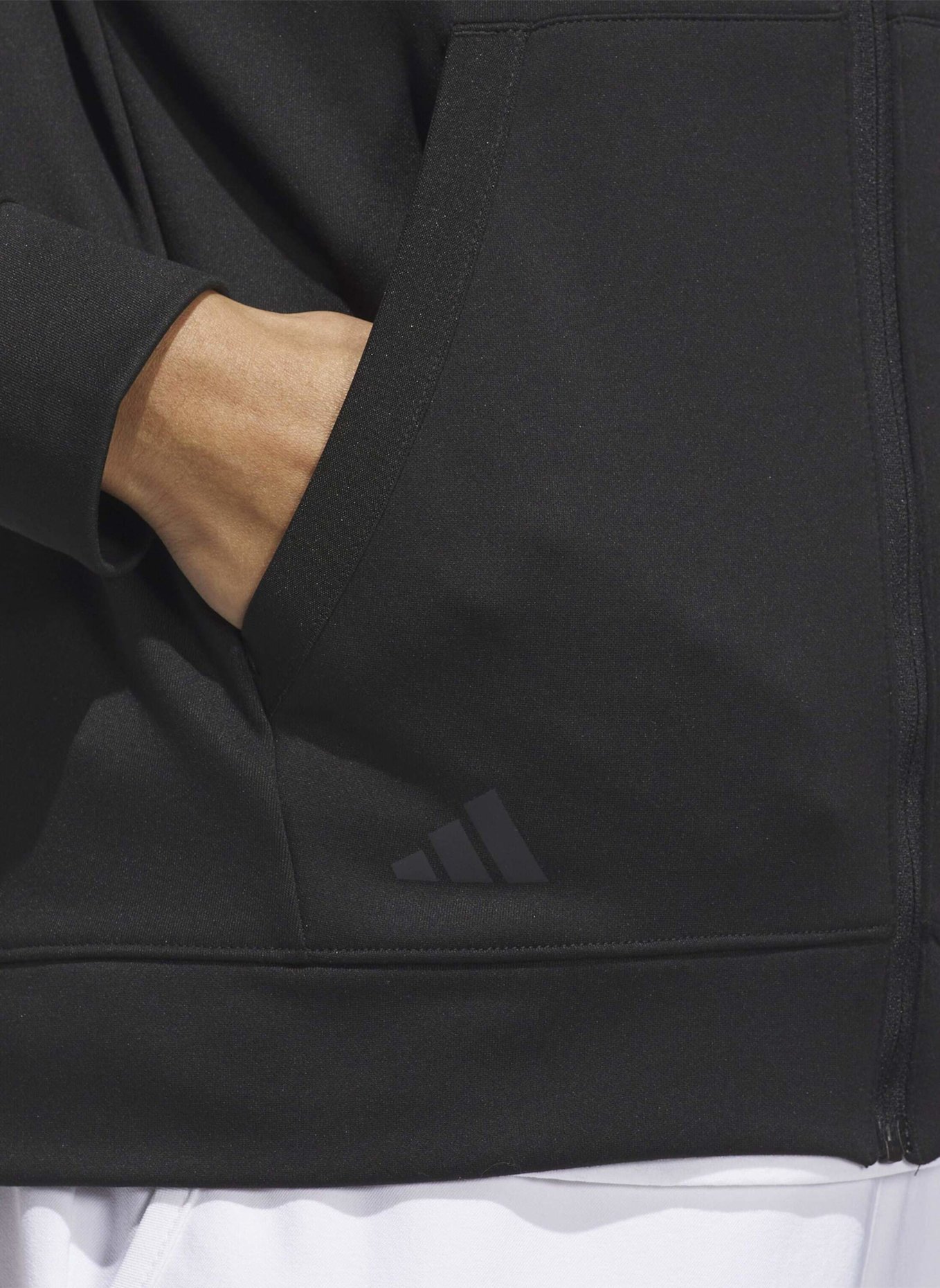 adidas ULTIMATE365 COLD.RDY JACKE MIT DURCHGEHENDEM REISSVERSCHLUSS: SCHWARZ