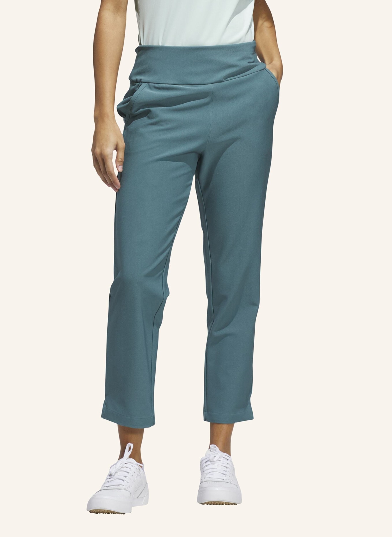 adidas ULTIMATE365 SOLID ANKLE HOSE: TÜRKIS