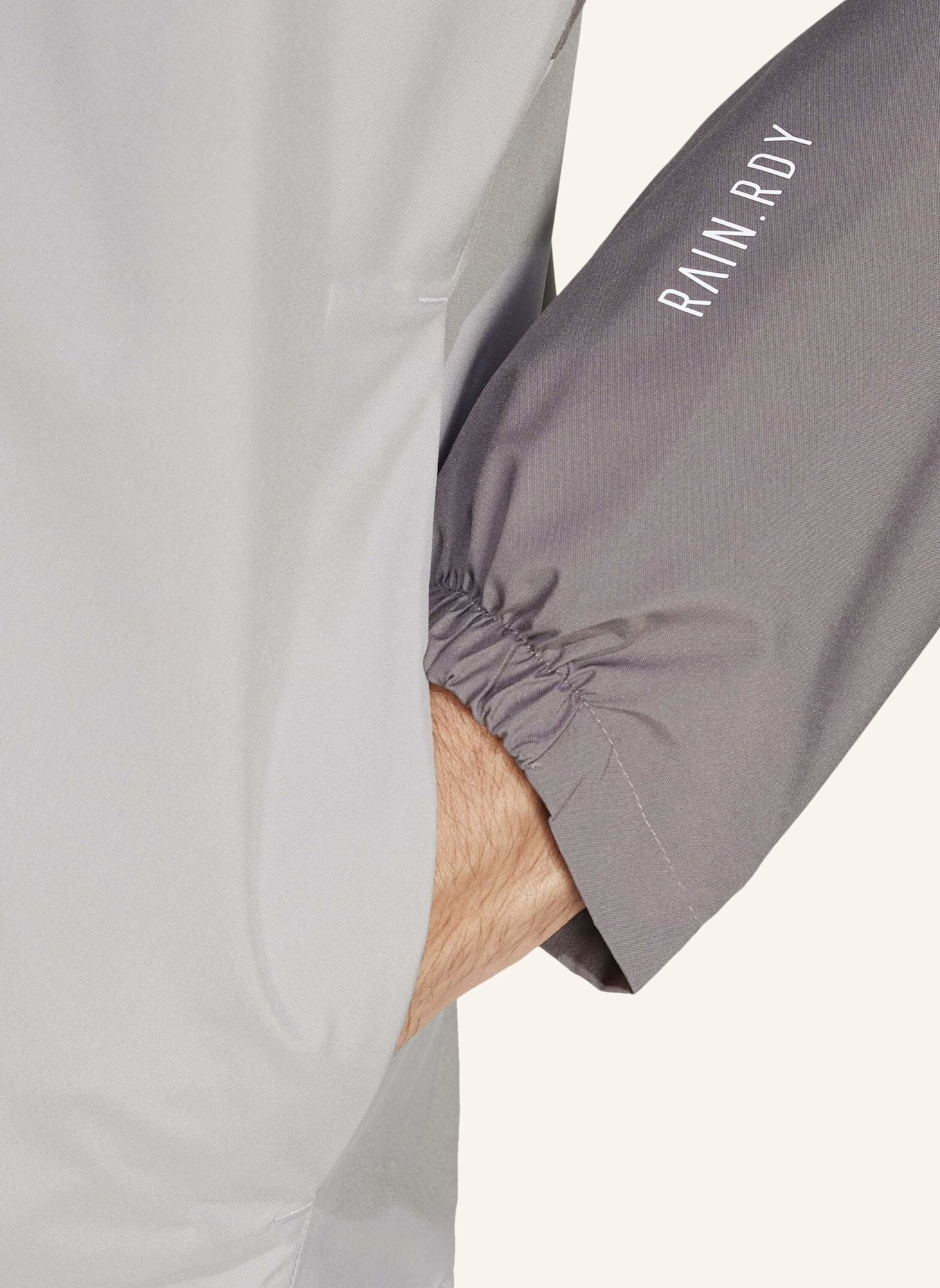 adidas TERREX Regenjacke TERREX MULTI 2 LAYER RAIN.RDY: GRAU/ SCHWARZ