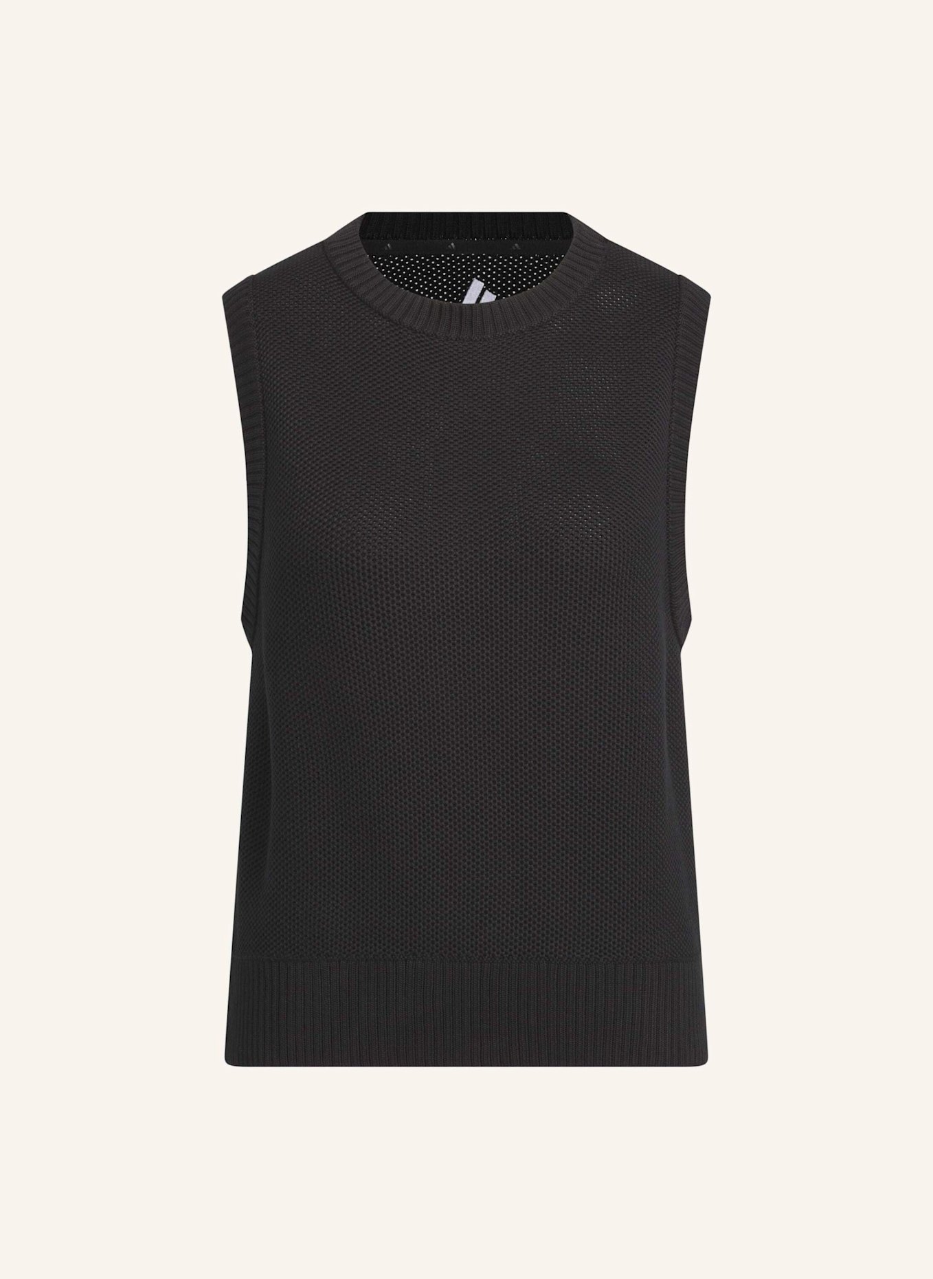 adidas ULTIMATE365 KNIT TOUR PULLUNDER: SCHWARZ