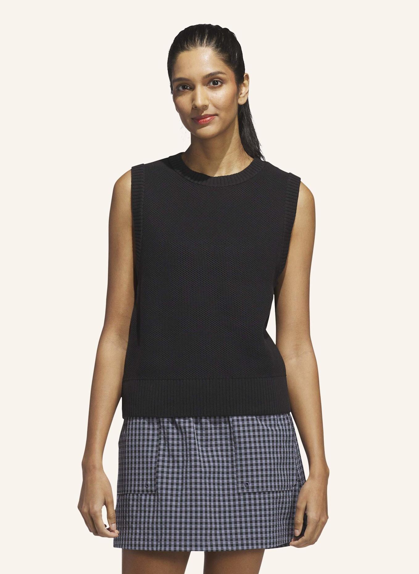 adidas ULTIMATE365 KNIT TOUR PULLUNDER: SCHWARZ