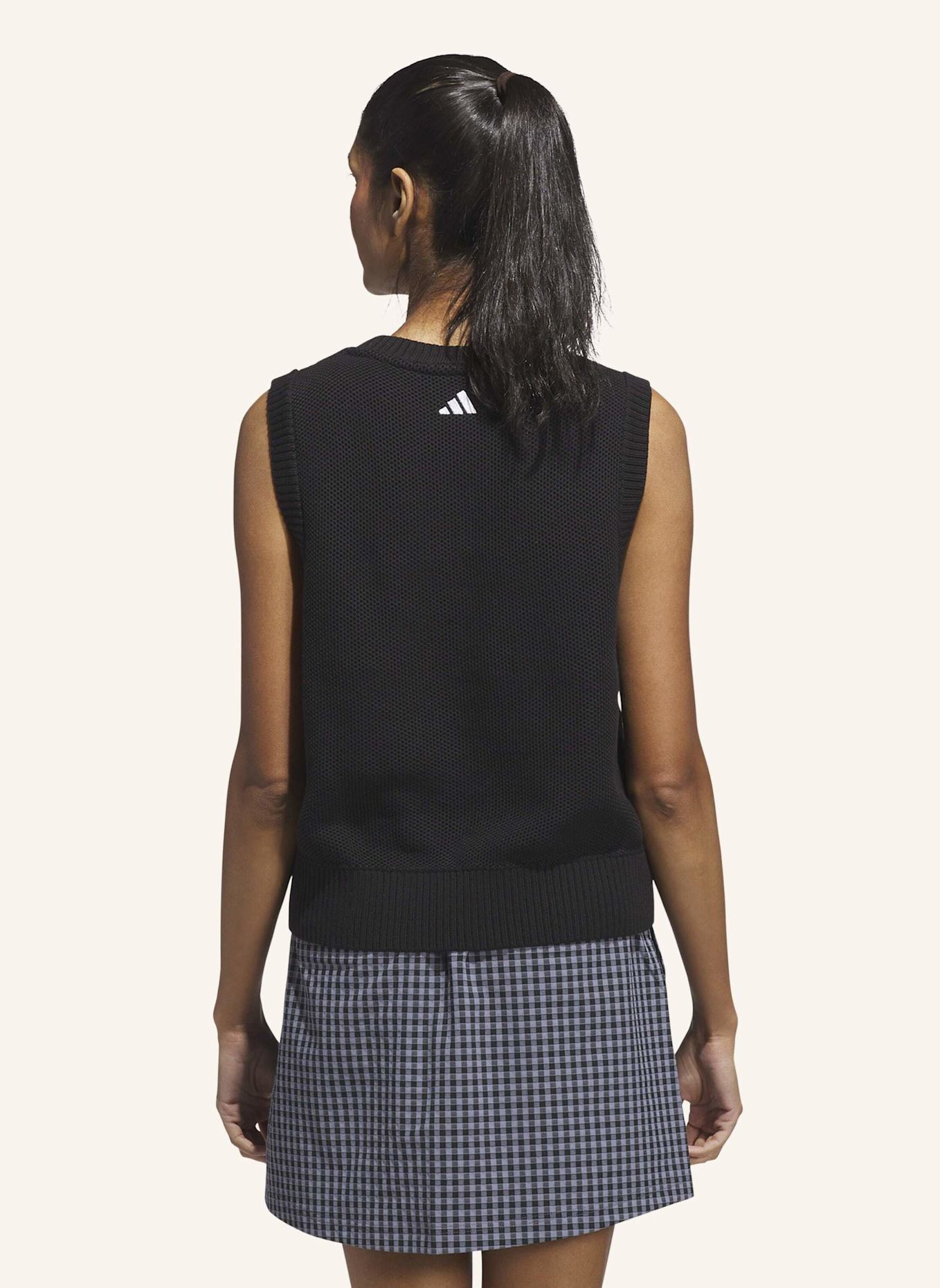 adidas ULTIMATE365 KNIT TOUR PULLUNDER: SCHWARZ