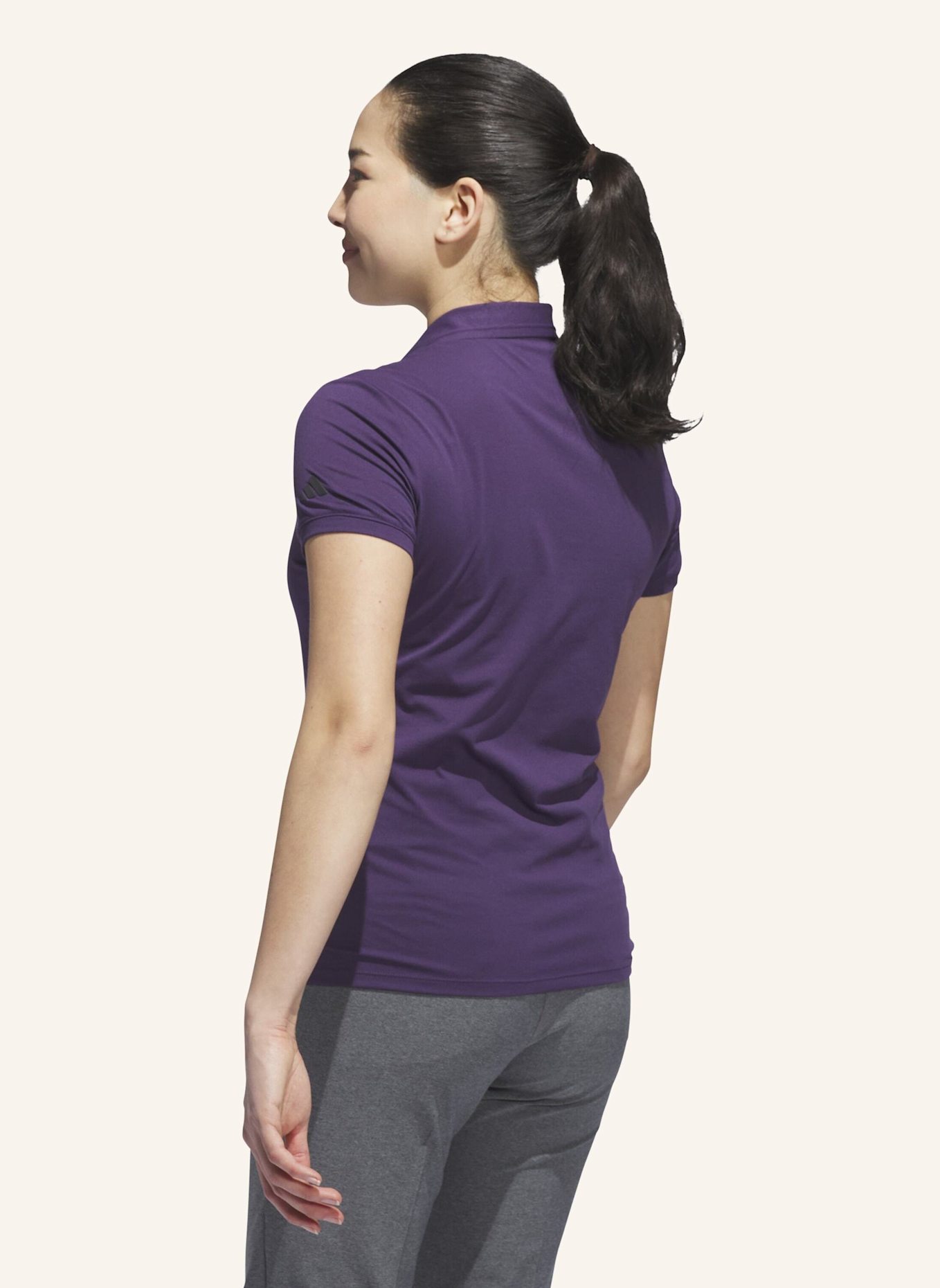 adidas ULTIMATE365 TOUR TWISTKNIT POLOSHIRT: LILA