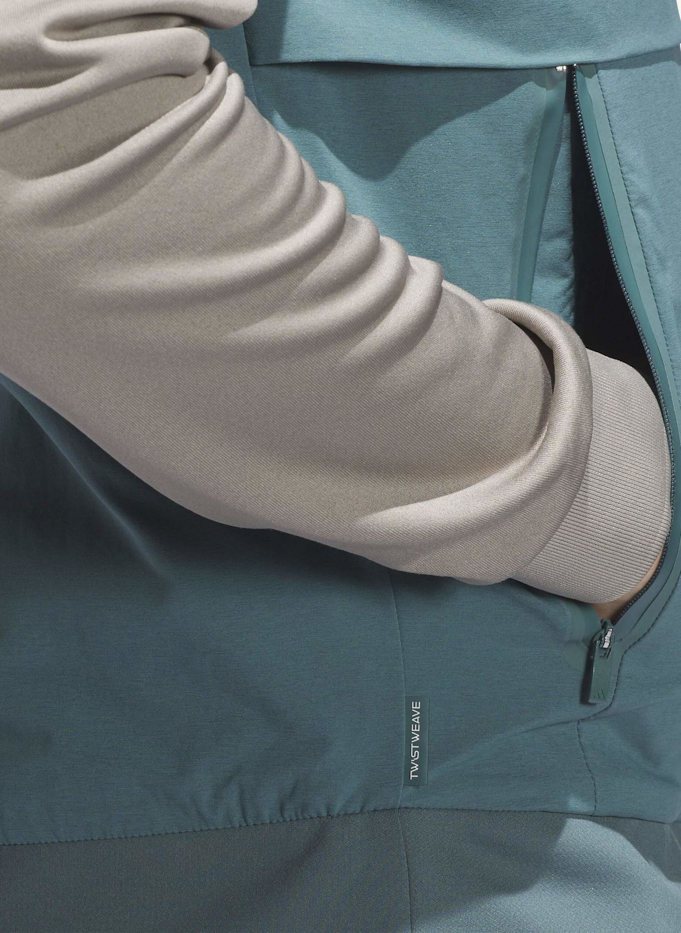 adidas ULTIMATE365 TOUR FROSTGUARD FULL-ZIP WESTE: TÜRKIS