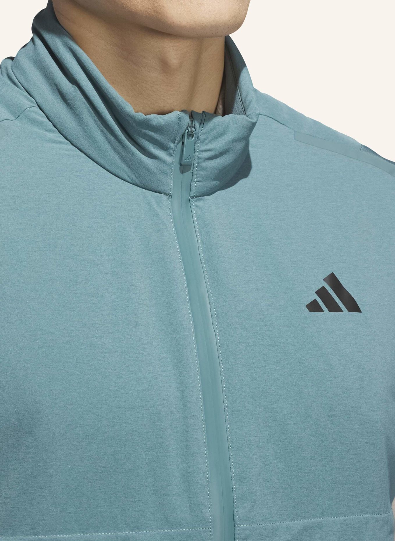 adidas ULTIMATE365 TOUR FROSTGUARD FULL-ZIP WESTE: TÜRKIS
