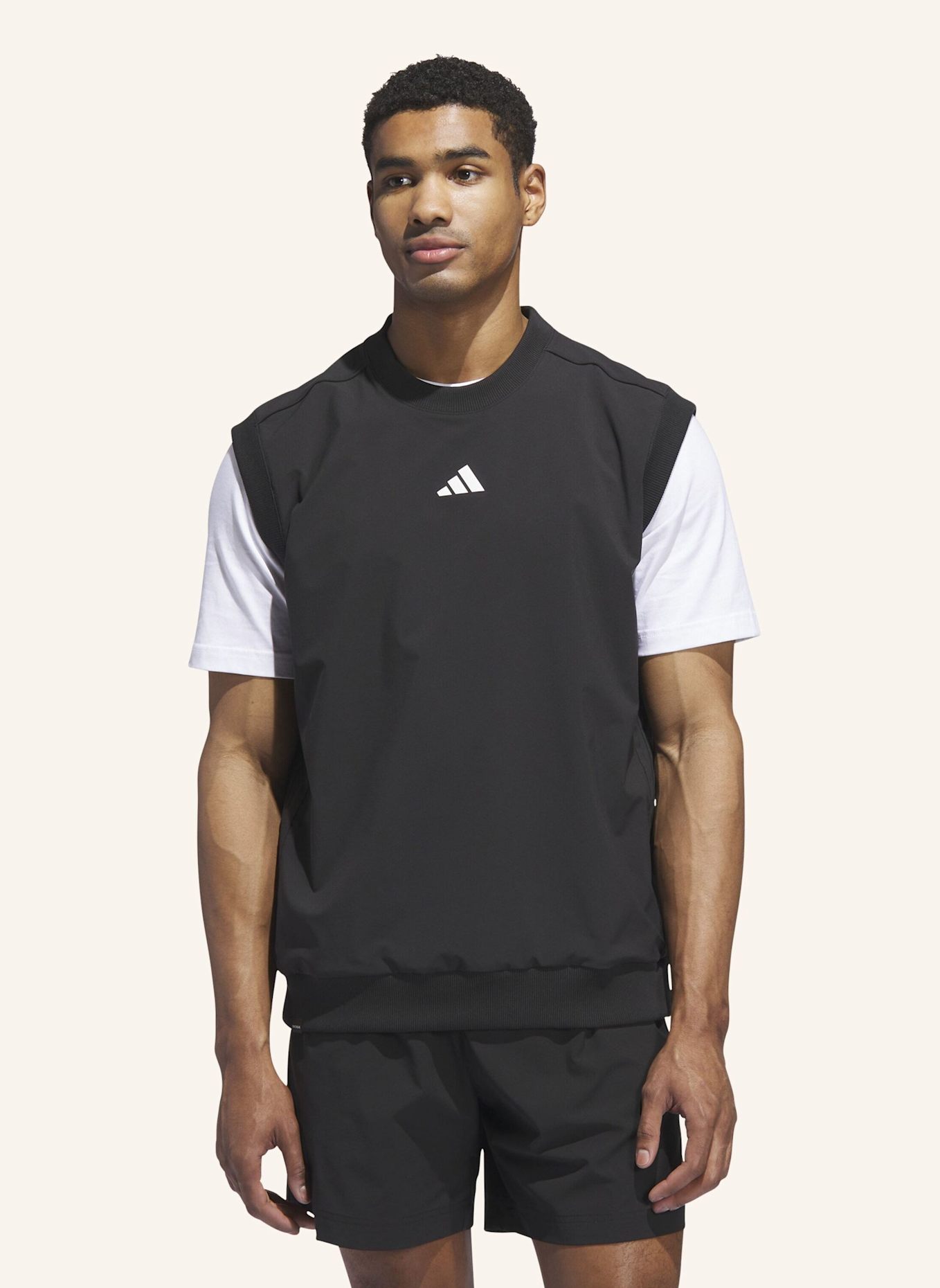 adidas BEYOND TWISTWEAVE LOOSE WESTE: SCHWARZ