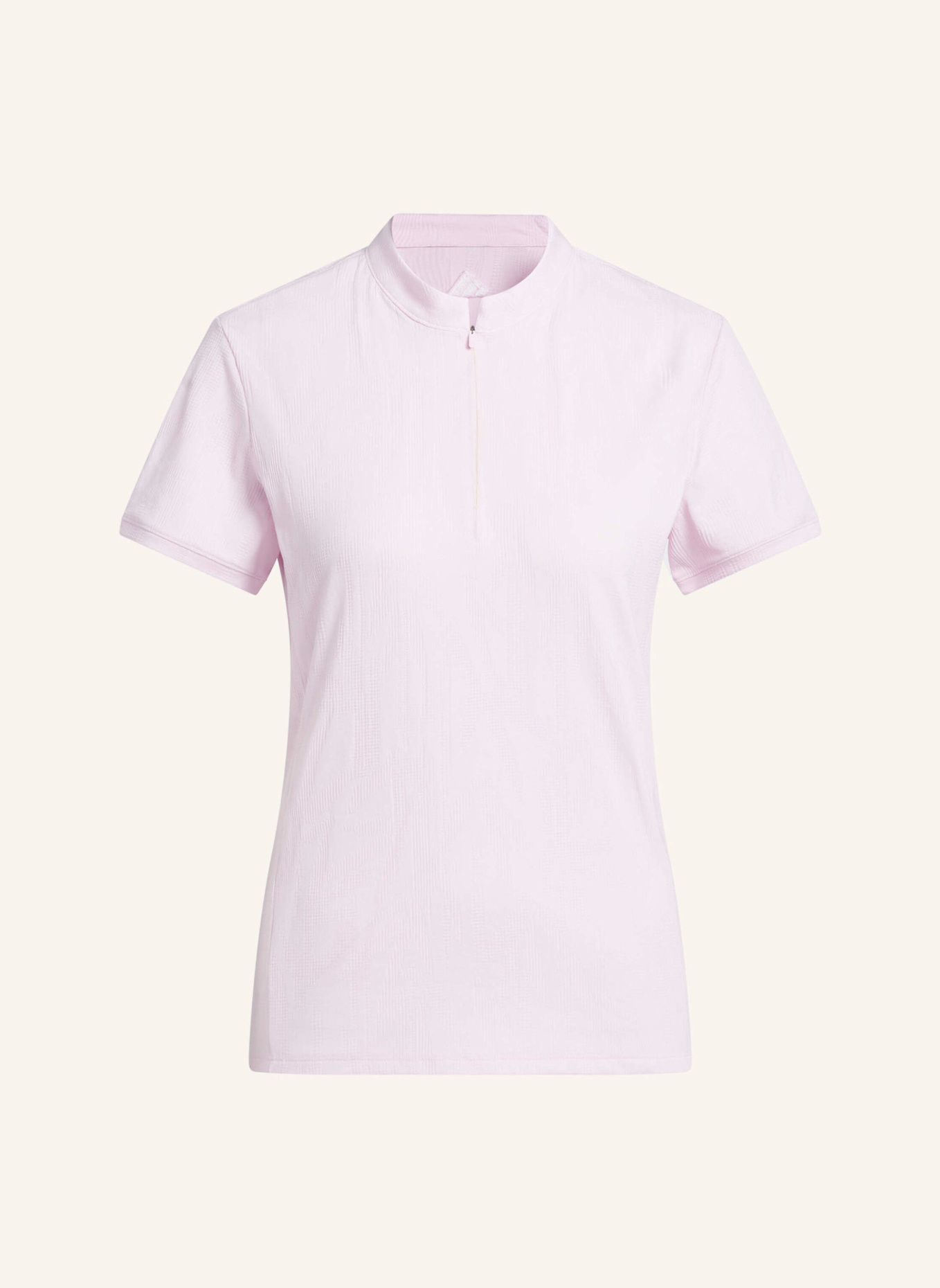 adidas GO-TO JACQUARD SHORT SLEEVE POLOSHIRT: ROSA