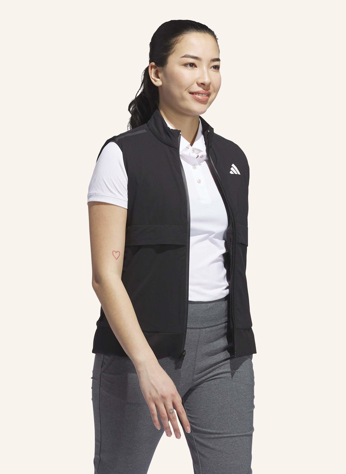 adidas ULTIMATE365 TOUR FROSTGUARD FULL-ZIP WESTE: SCHWARZ