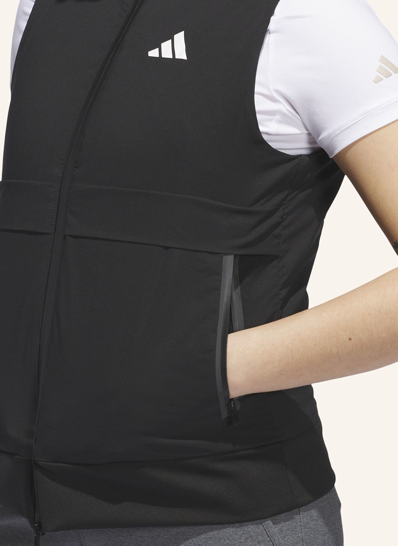 adidas ULTIMATE365 TOUR FROSTGUARD FULL-ZIP WESTE: SCHWARZ