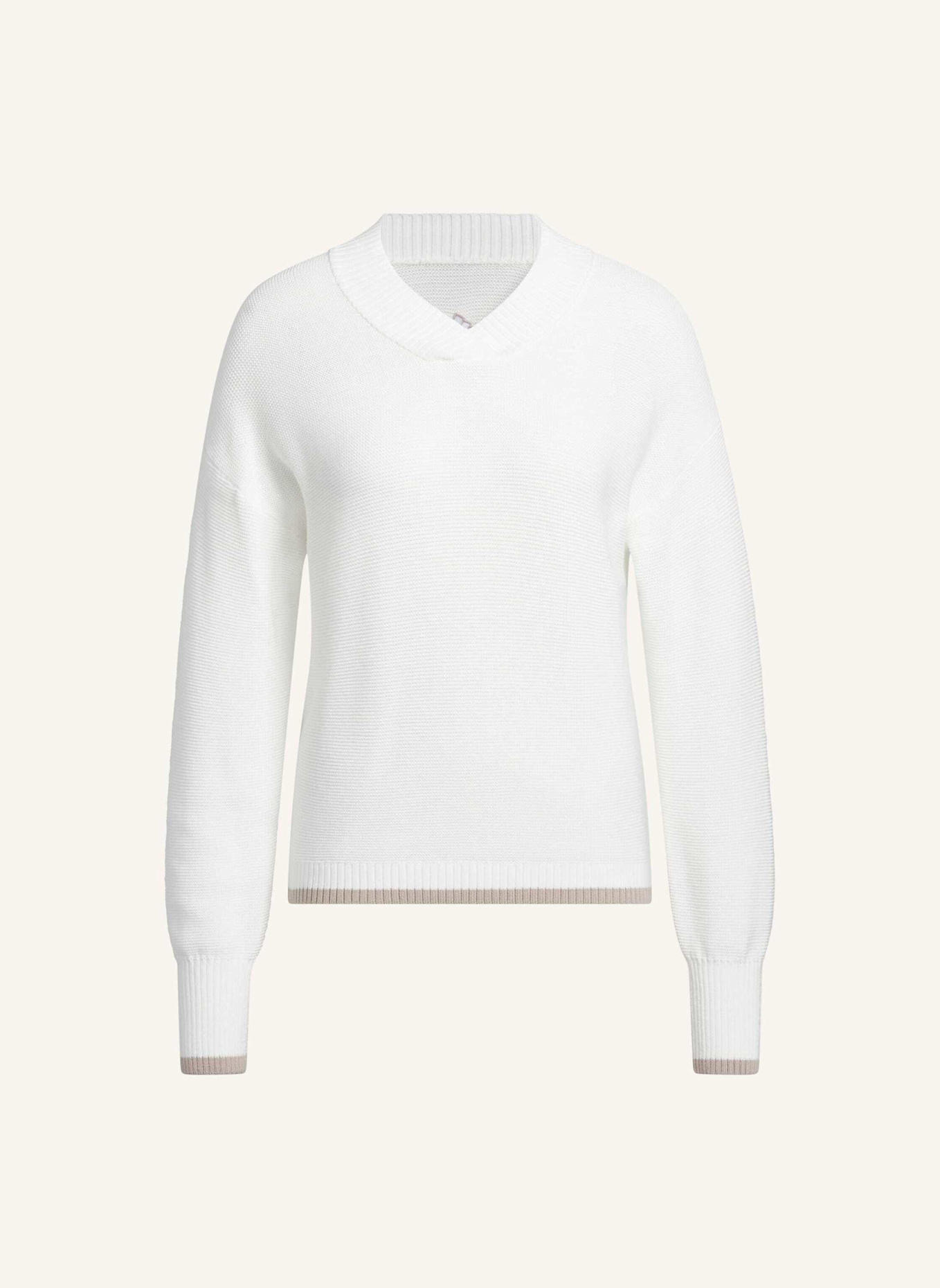 adidas ULTIMATE365 STRICKPULLOVER: WEISS