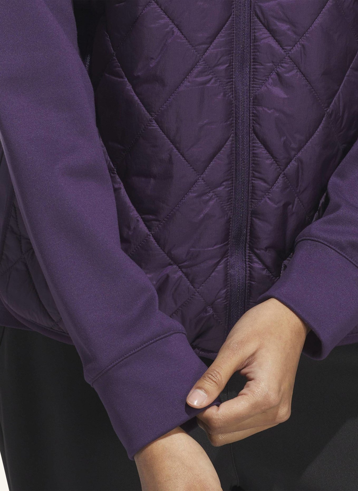 adidas ULTIMATE365 QUILTED FULL-ZIP JACKE: LILA