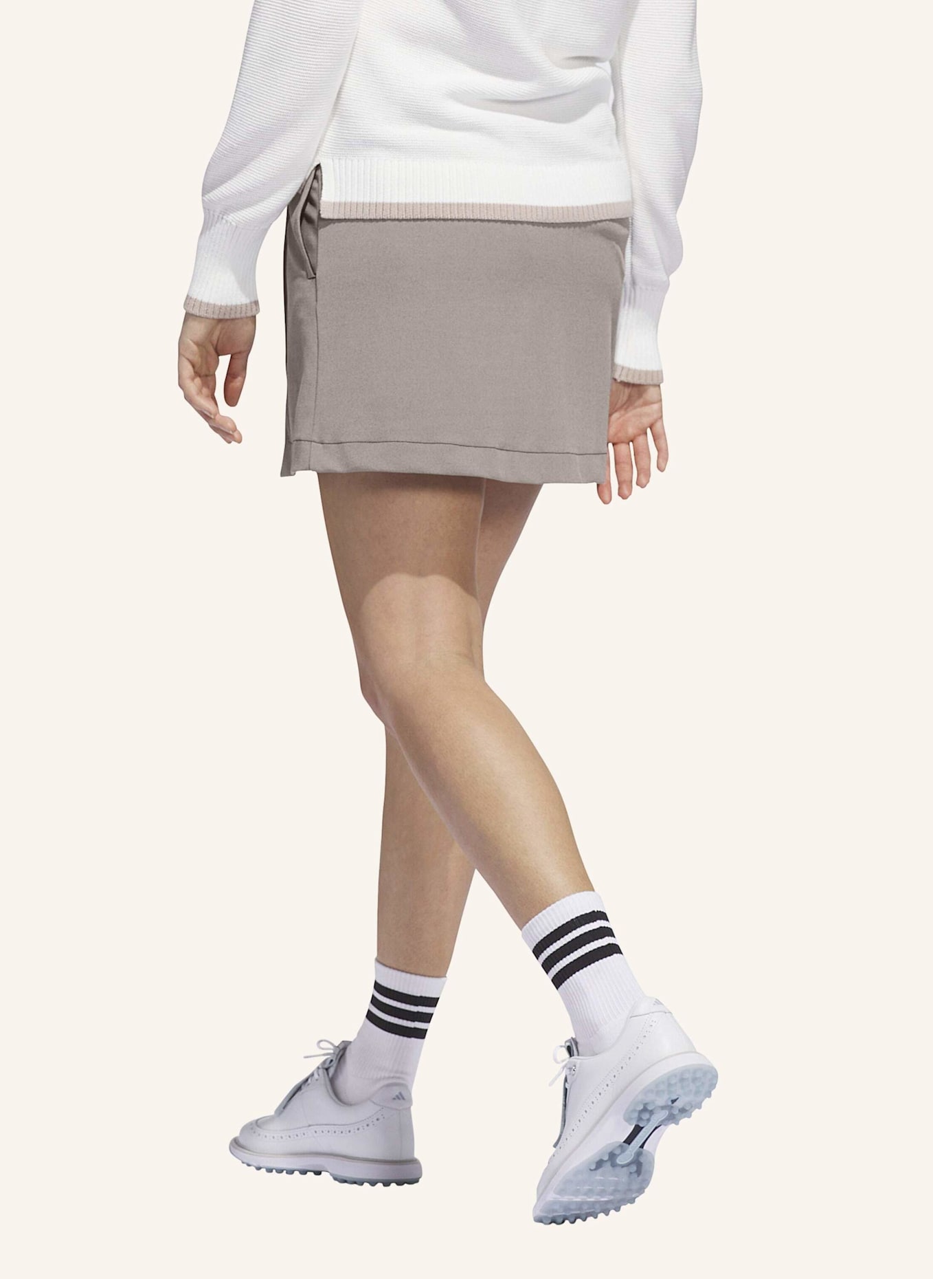 adidas ULTIMATE365 FAUX WRAP SKORT: WEISS