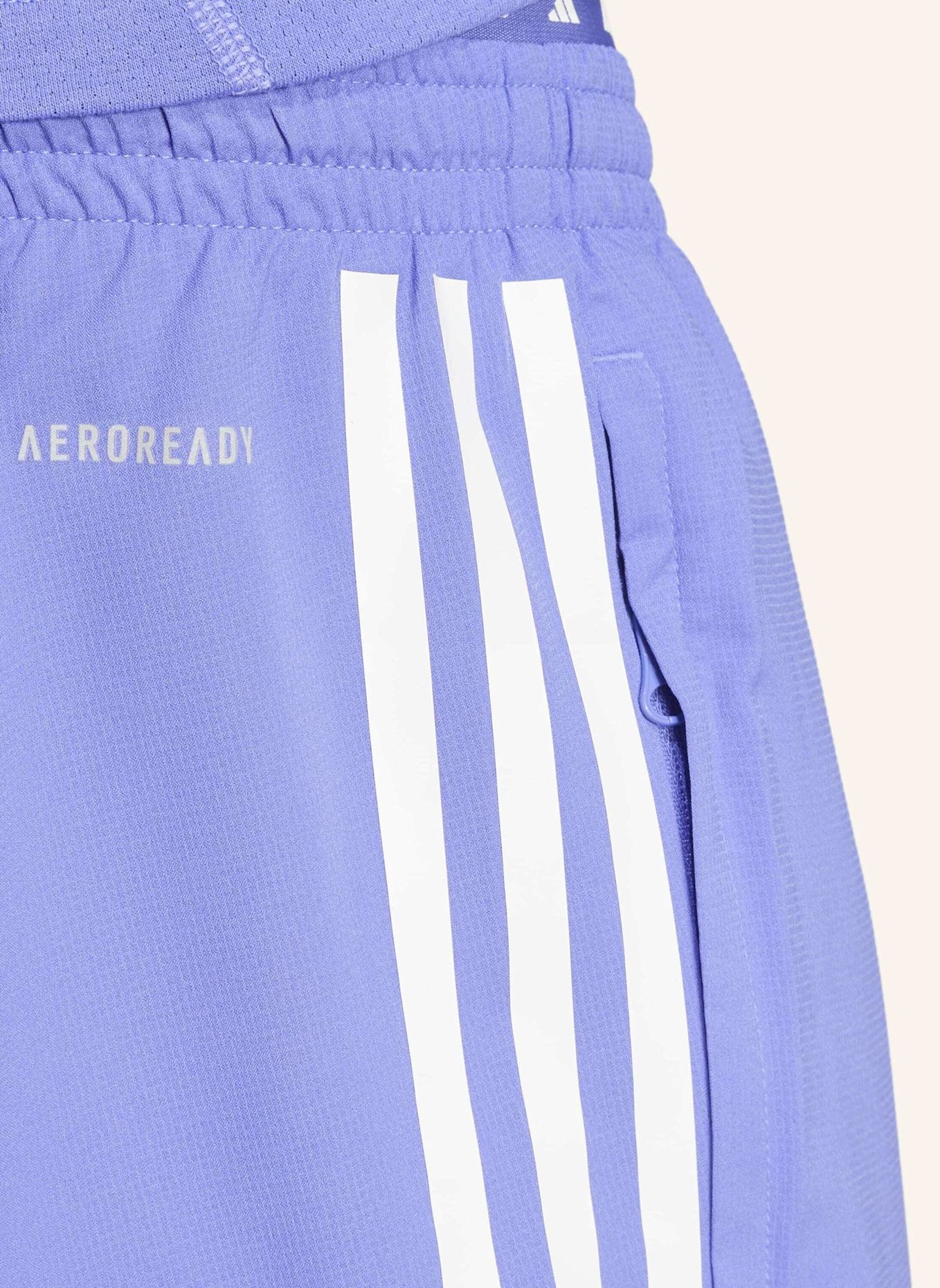 adidas OWN THE RUN 3-STREIFEN HOSE: BLAU