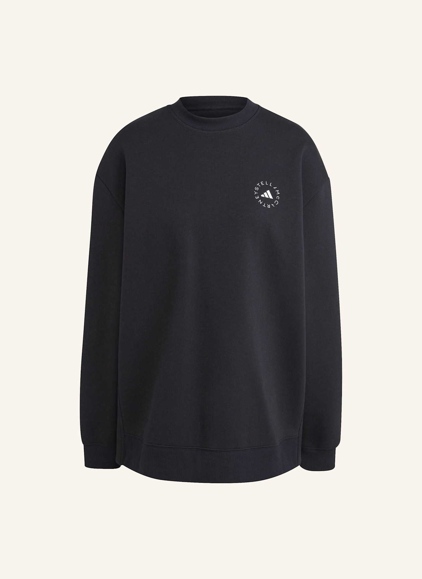 adidas by Stella McCartney ADIDAS BY STELLA MCCARTNEY LOOSE SWEATSHIRT: SCHWARZ