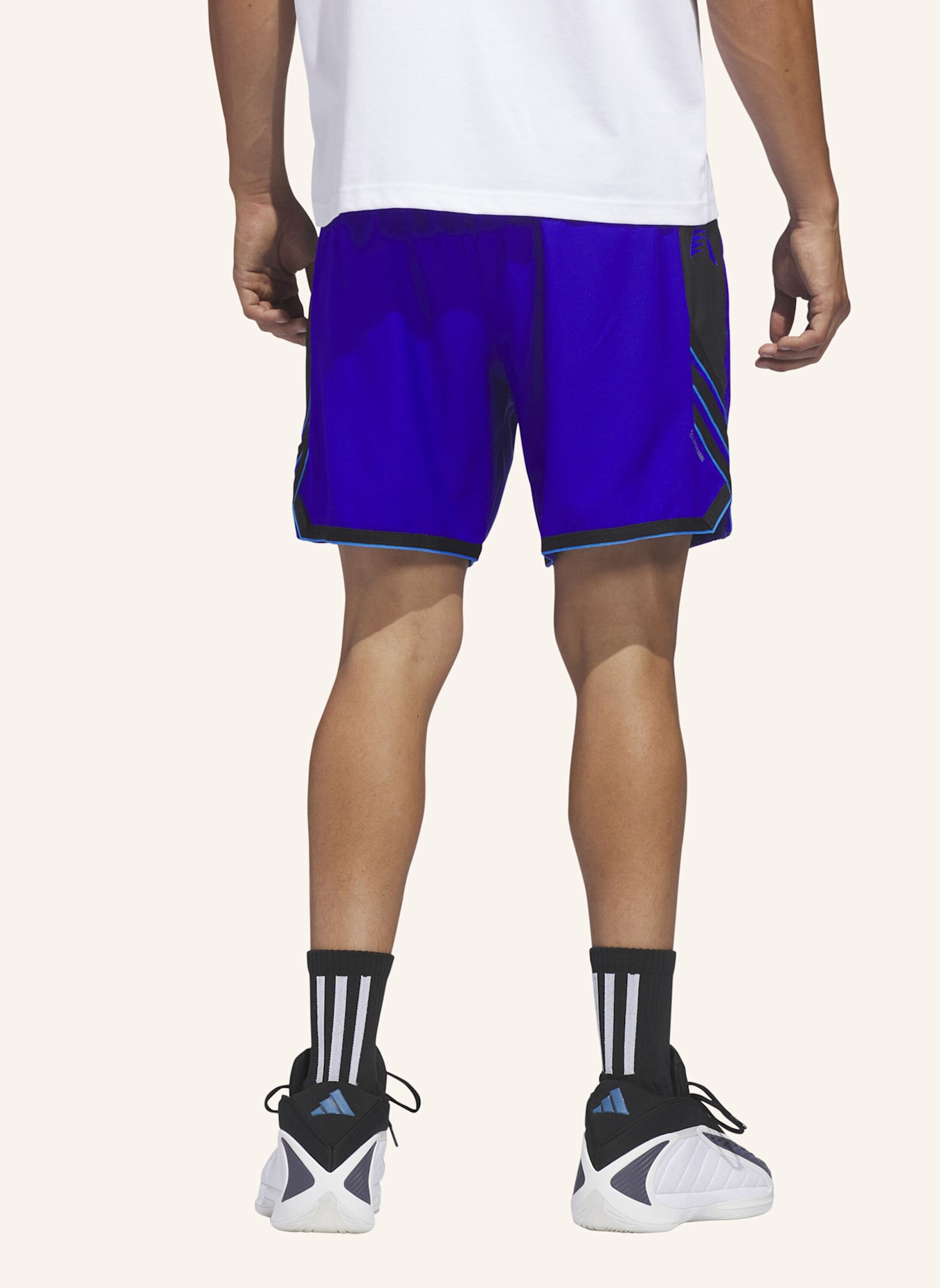 adidas ANTHONY EDWARDS CRAZY LITE SHORTS: BLAU
