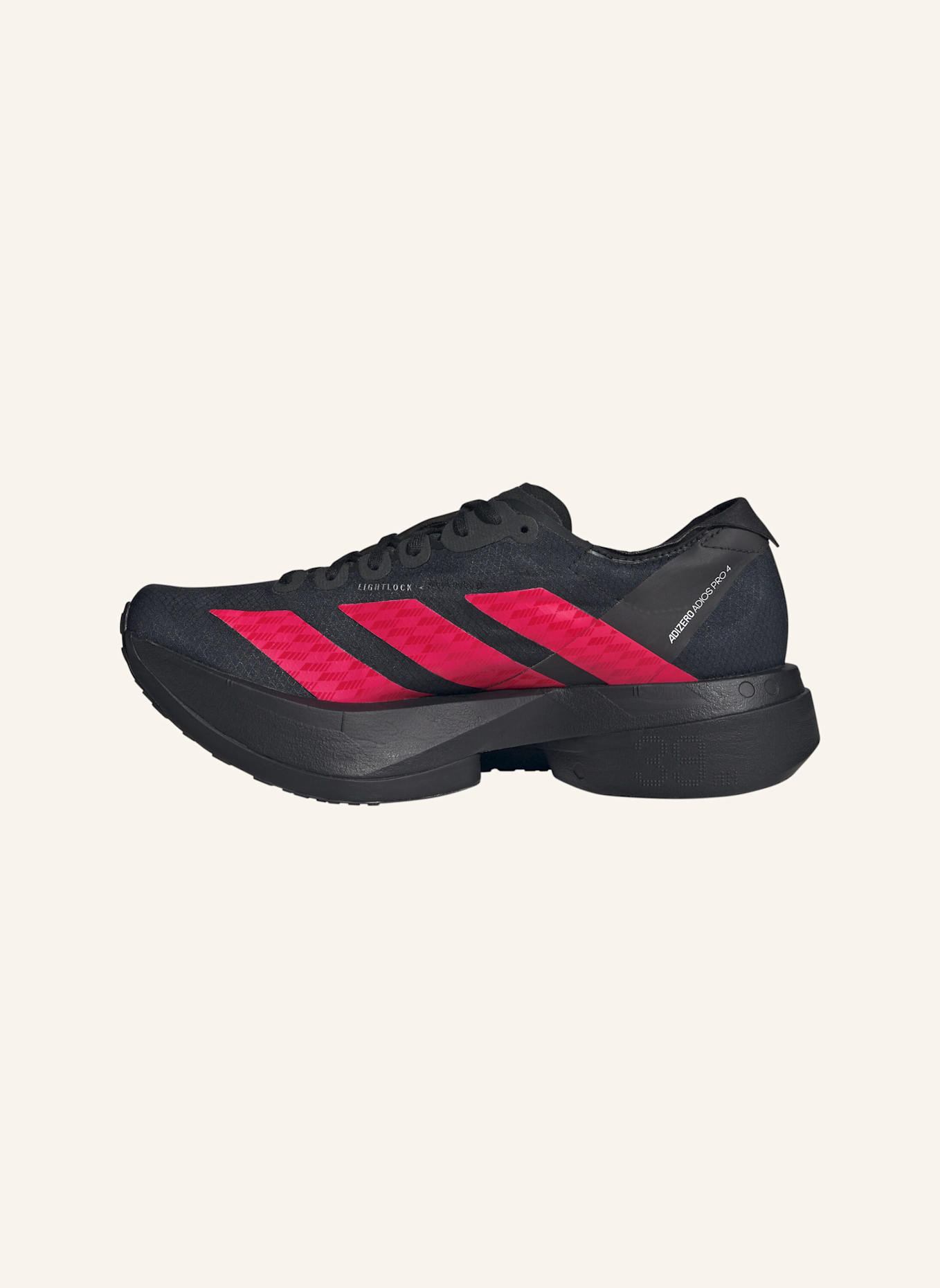 adidas ADIZERO ADIOS PRO 4 SHOES: SCHWARZ