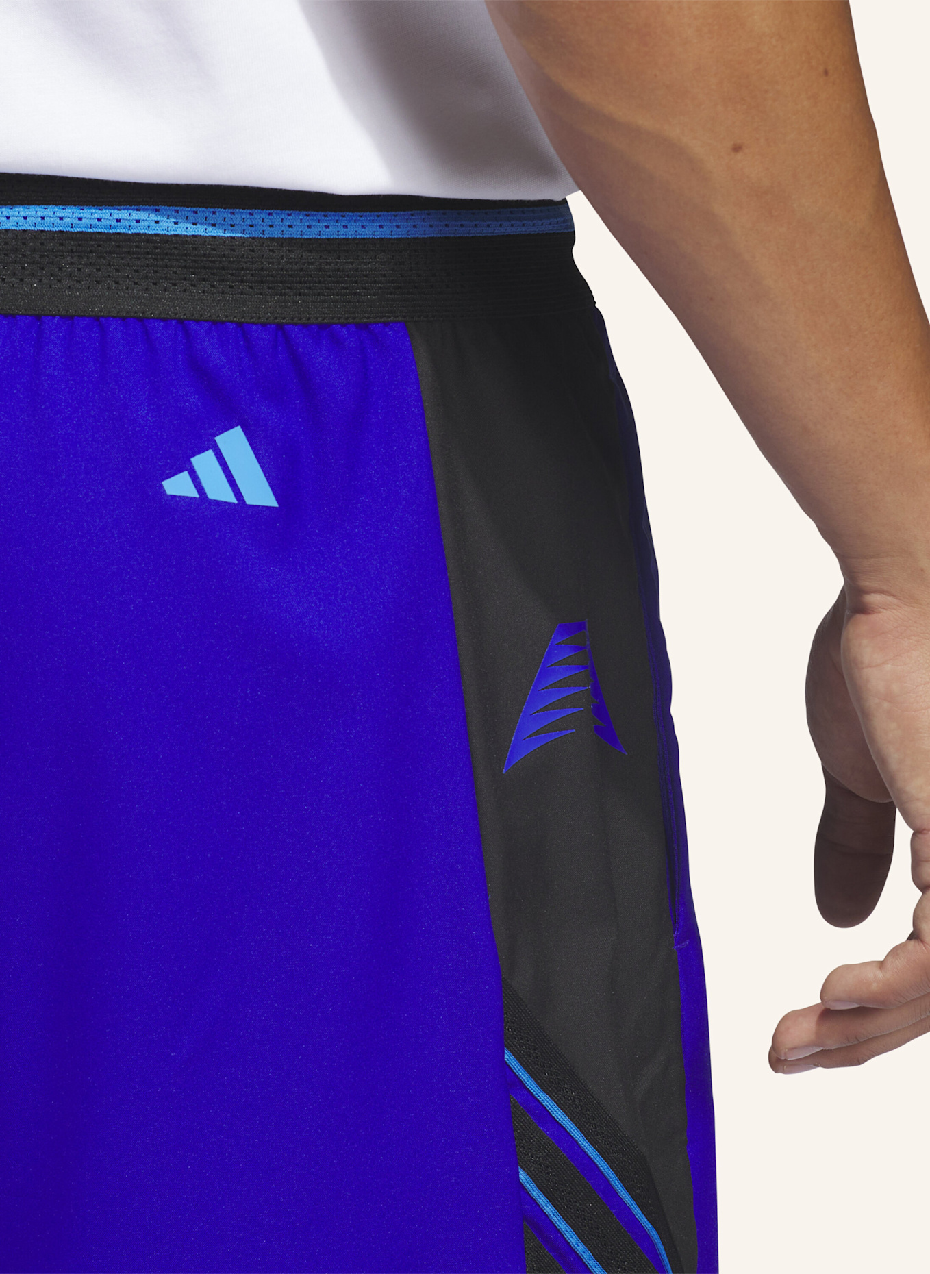 adidas ANTHONY EDWARDS CRAZY LITE SHORTS: BLAU
