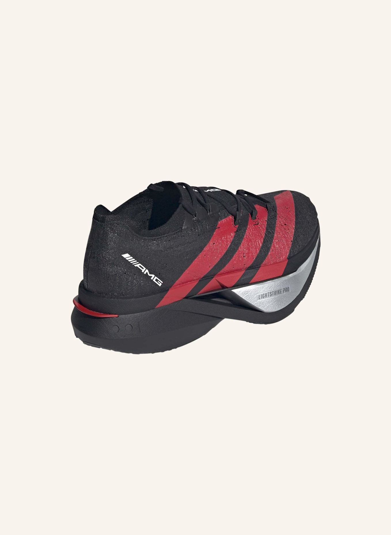 adidas ADIZERO PRIME X3 STRUNG AMG LAUFSCHUH: SCHWARZ