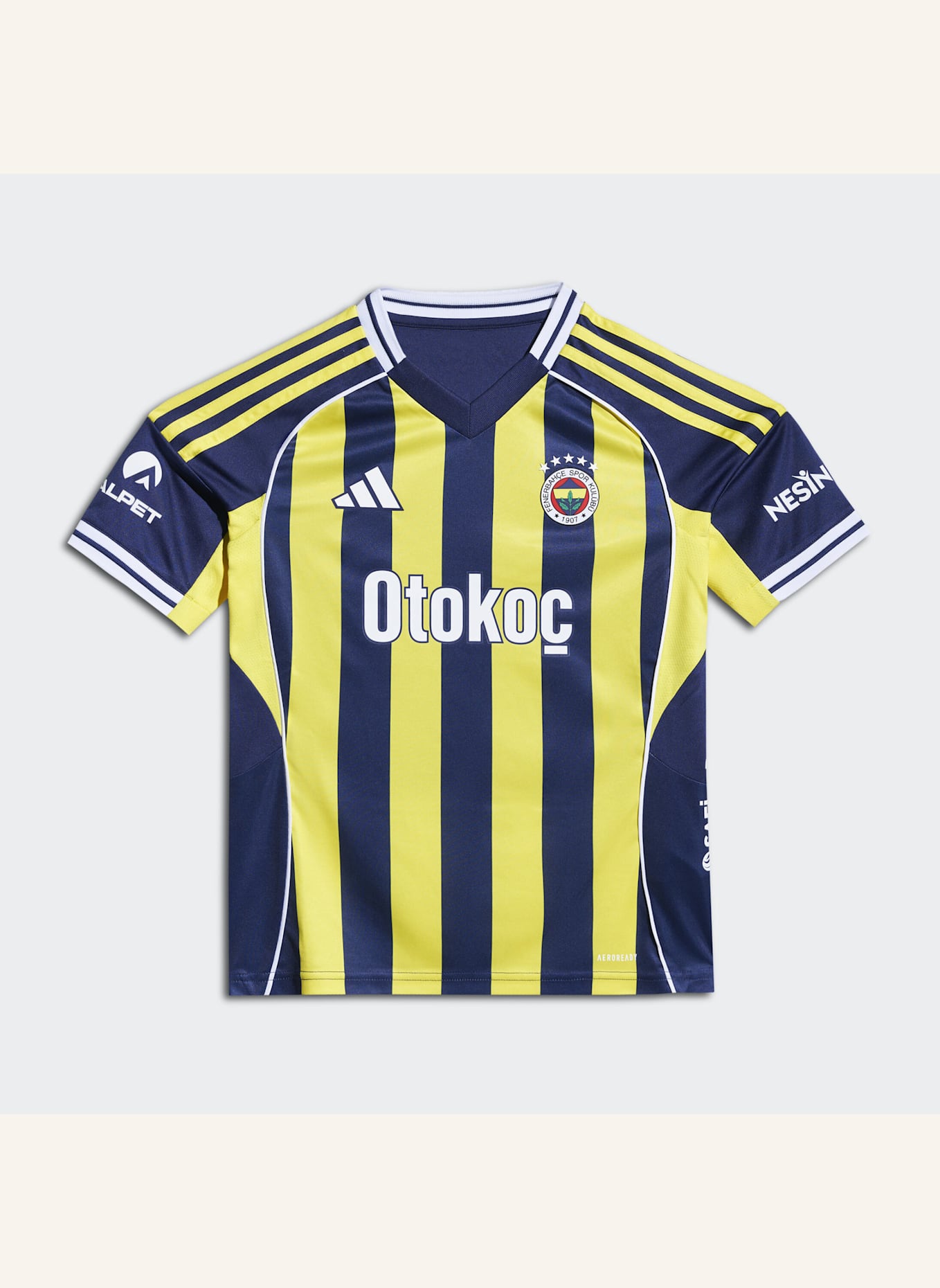 adidas FENERBAHÇE 2025/2026 HEIMTRIKOT KINDER: GELB/ BLAU