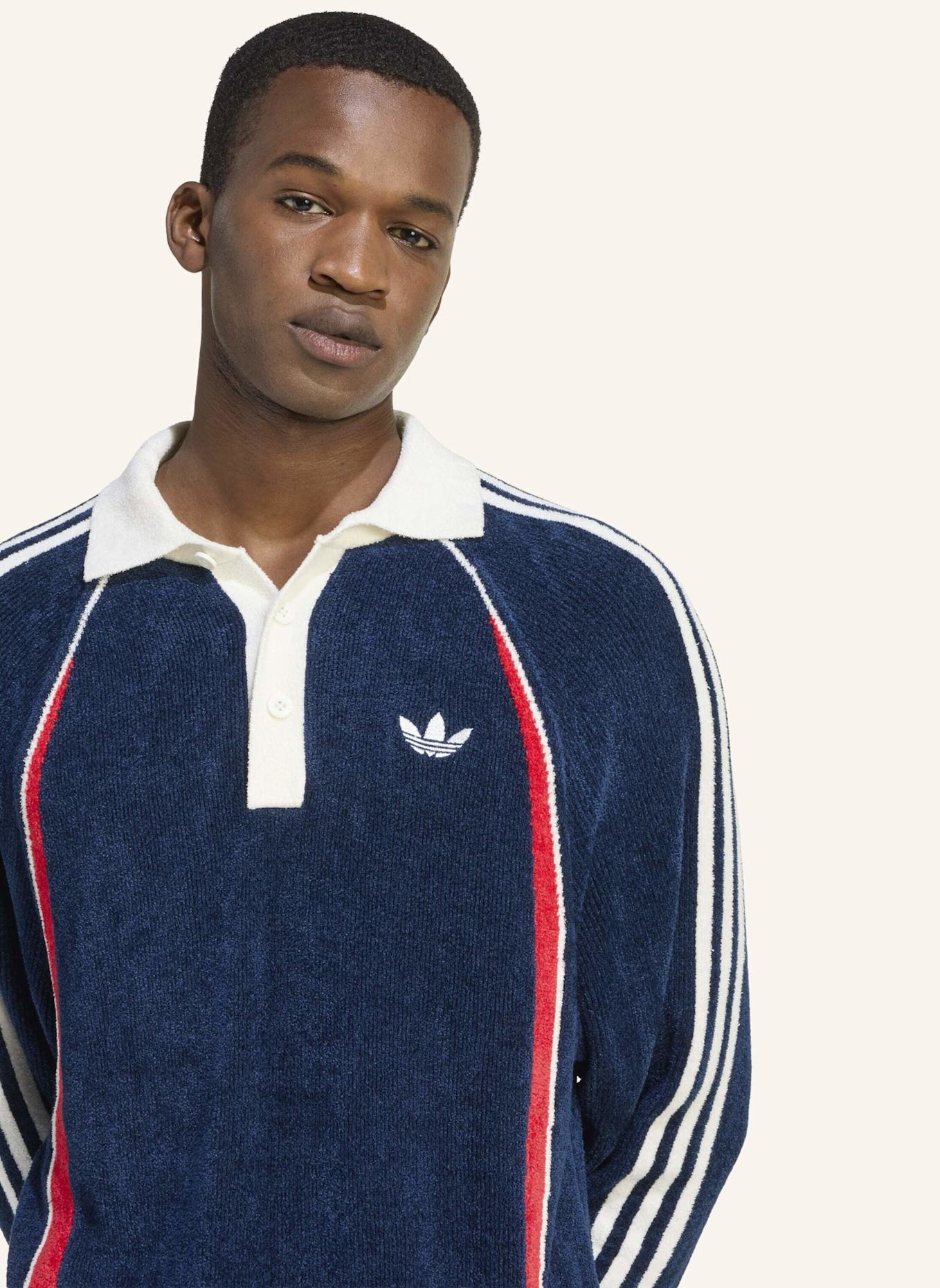 adidas Originals RETRO REMIX TEAMGEIST POLOSHIRT: BLAU/ ROT/ WEISS