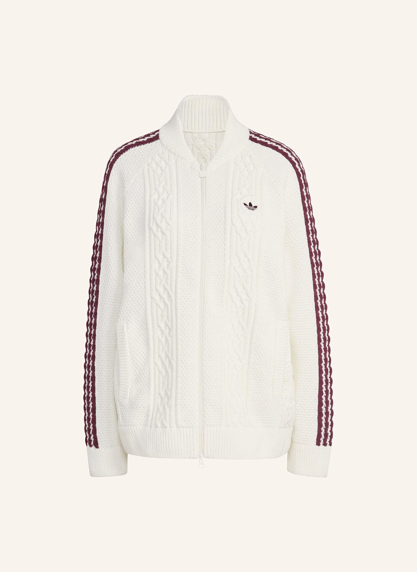 adidas Originals Strickjacke ARCHIVE CUTLINE KNIT: WEISS