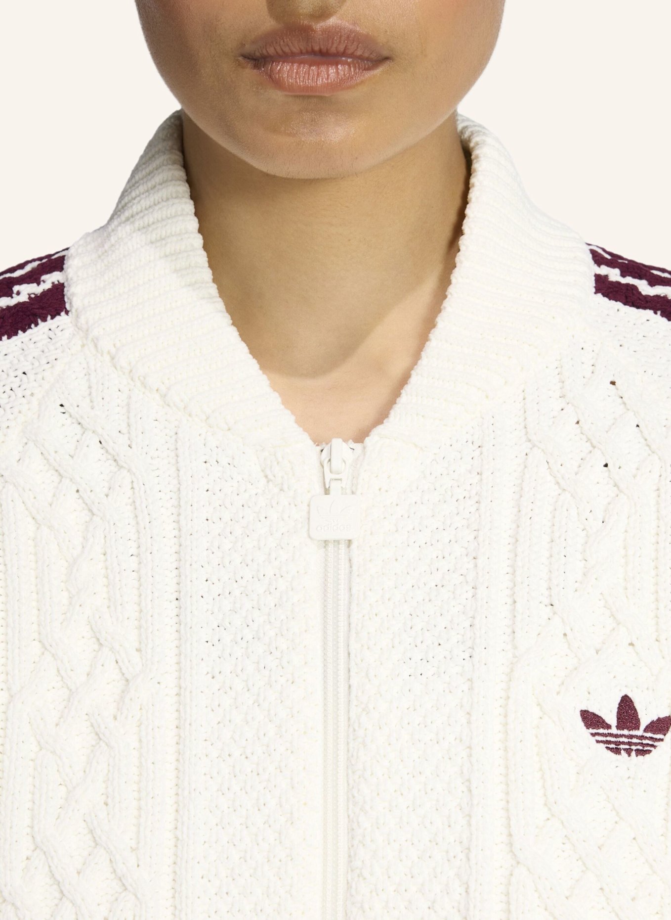 adidas Originals Strickjacke ARCHIVE CUTLINE KNIT: WEISS