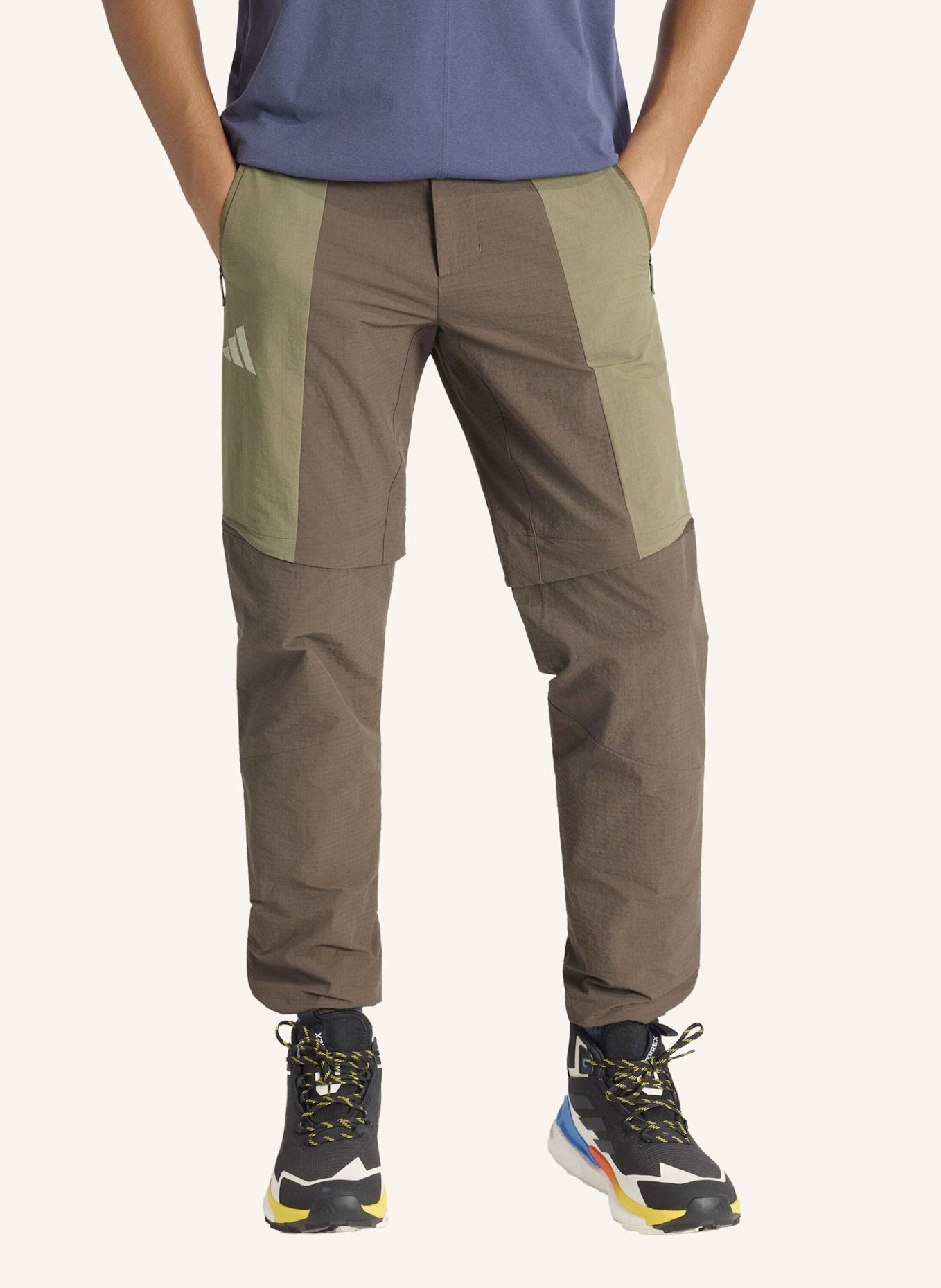 adidas TERREX TERREX XPERIOR UTILITAS CLIMA365 ZIP-OFF-HOSE: GRÜN
