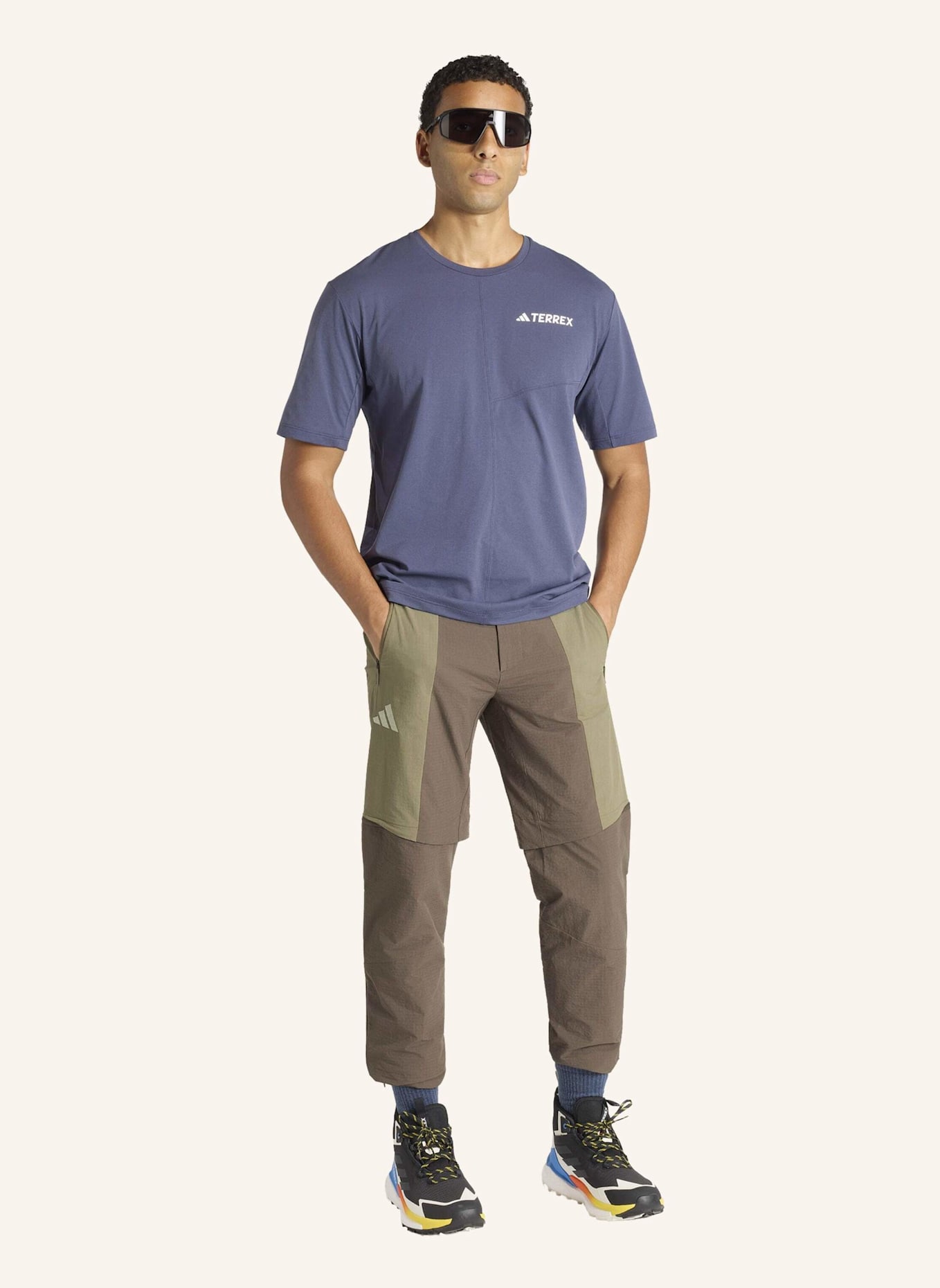 adidas TERREX TERREX XPERIOR UTILITAS CLIMA365 ZIP-OFF-HOSE: GRÜN