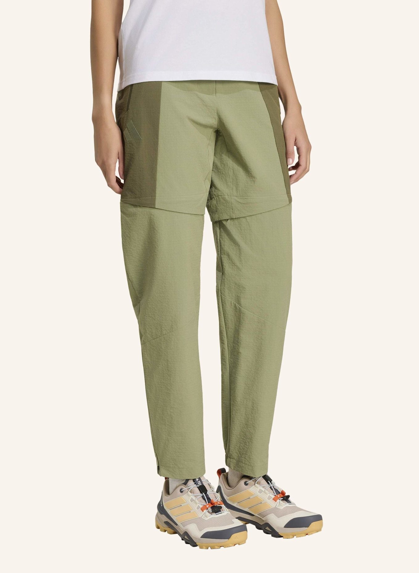 adidas TERREX TERREX XPERIOR UTILITAS CLIMA365 ZIP-OFF-HOSE: GRÜN