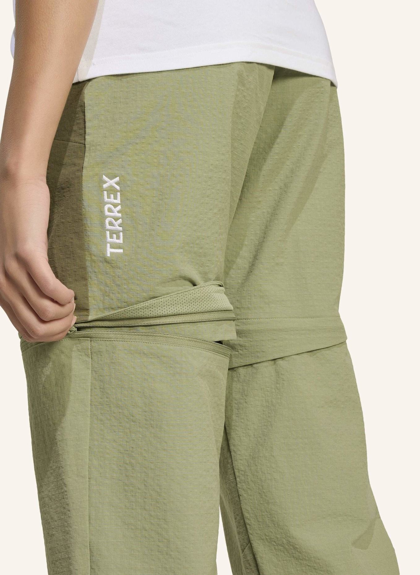 adidas TERREX TERREX XPERIOR UTILITAS CLIMA365 ZIP-OFF-HOSE: GRÜN
