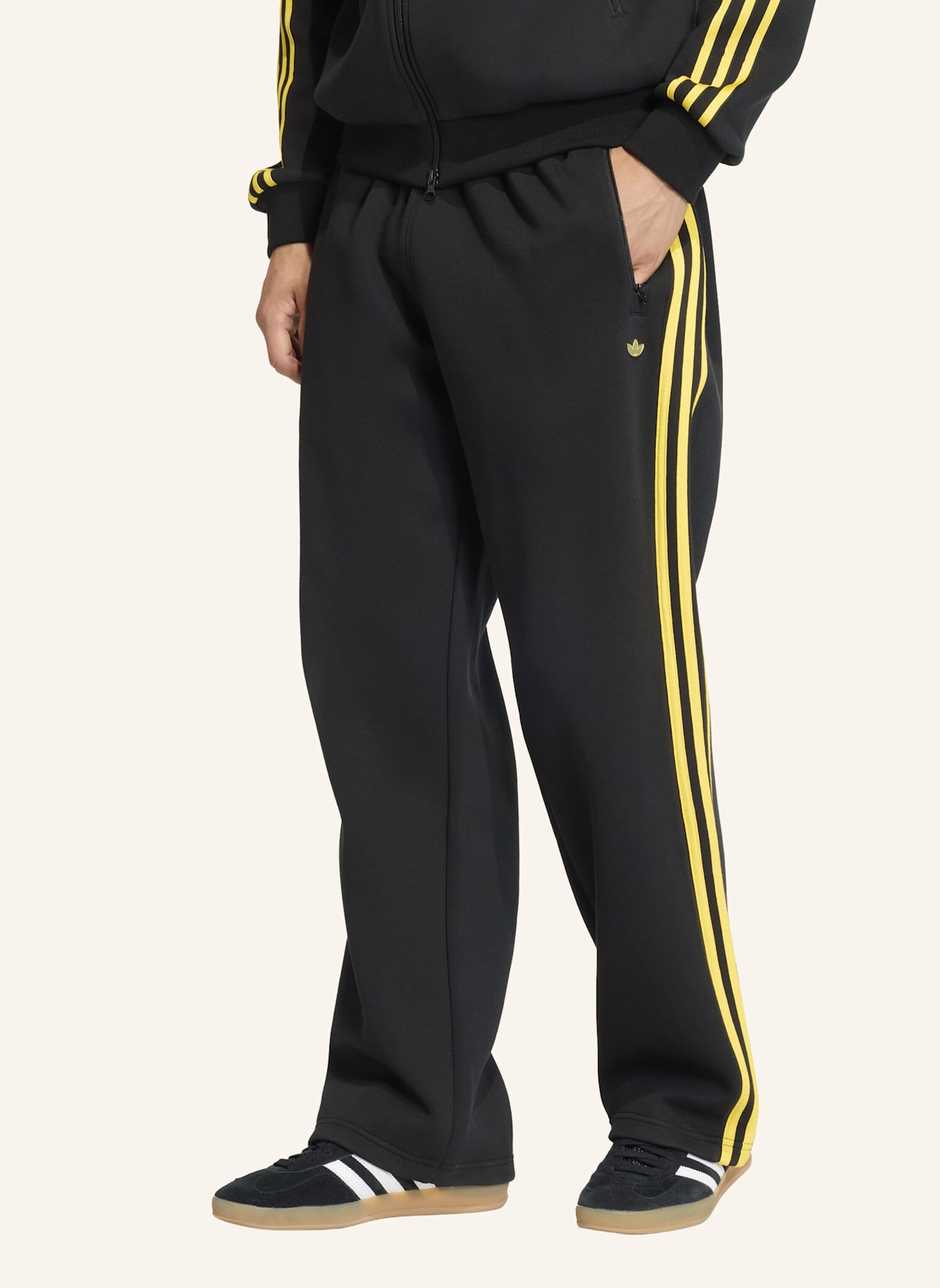 adidas Originals CLASSIC TIPPED STRIPES TRAININGSHOSE: SCHWARZ