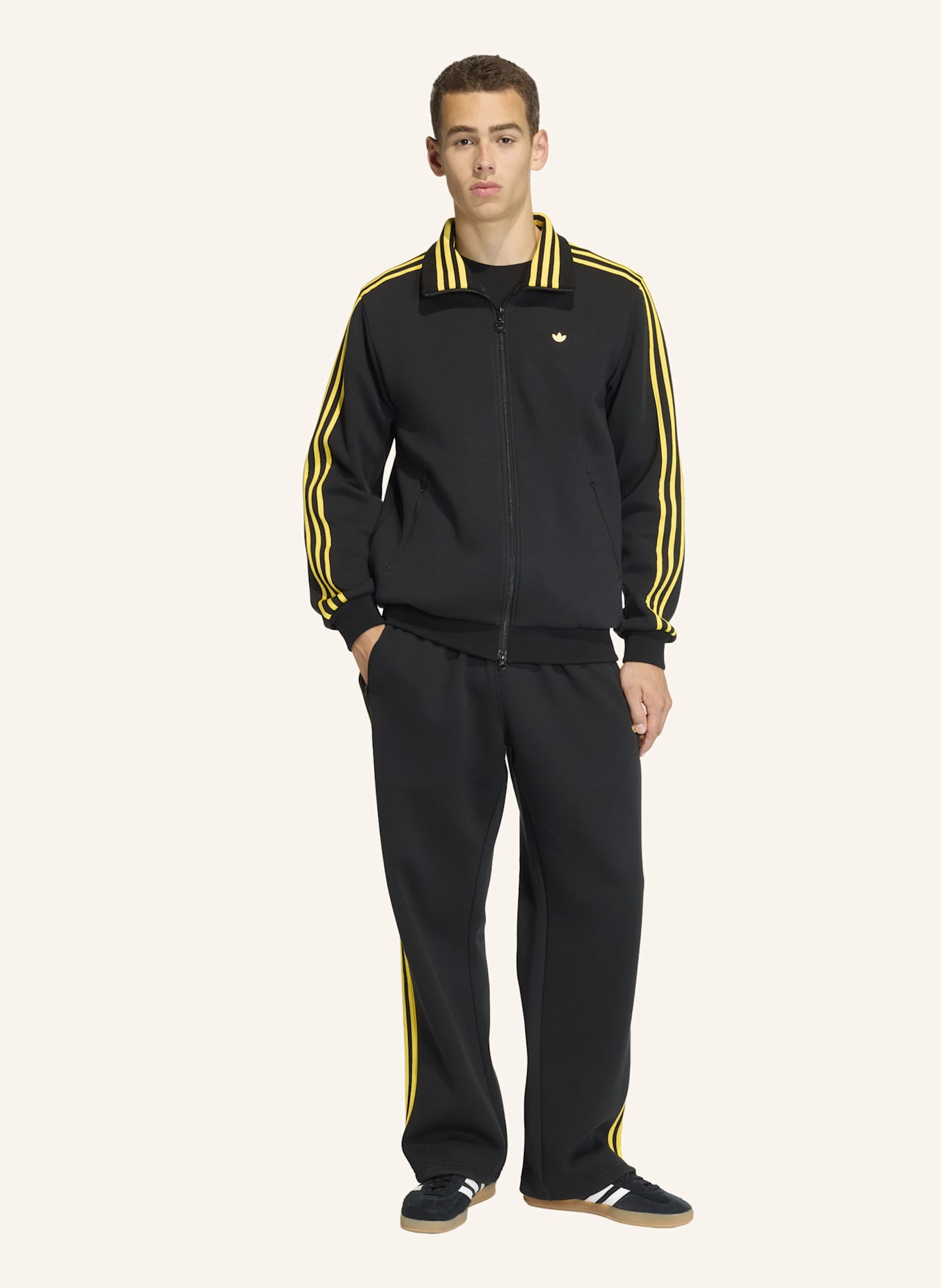 adidas Originals CLASSIC TIPPED STRIPES TRAININGSHOSE: SCHWARZ