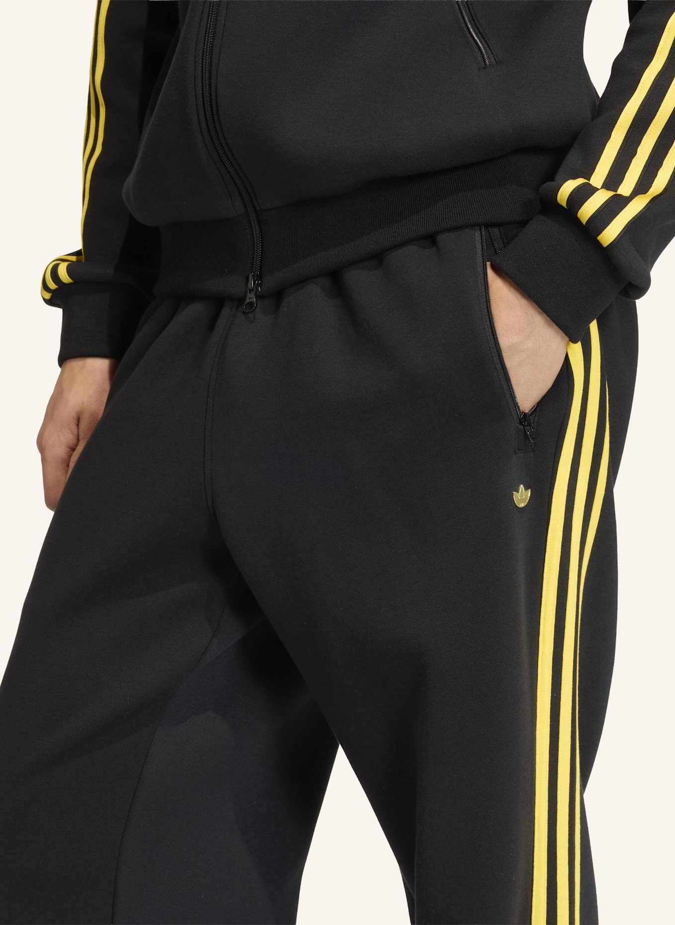 adidas Originals CLASSIC TIPPED STRIPES TRAININGSHOSE: SCHWARZ