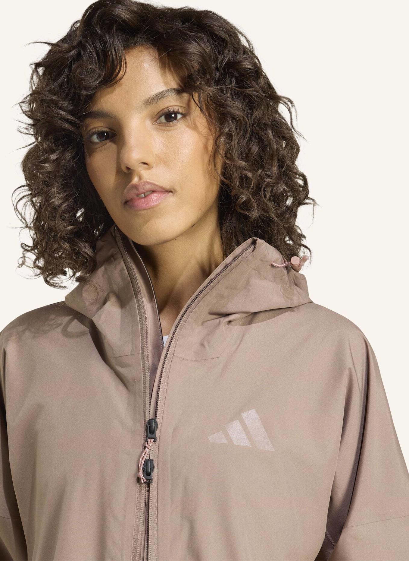 adidas TERREX Regenjacke MULTI: BRAUN
