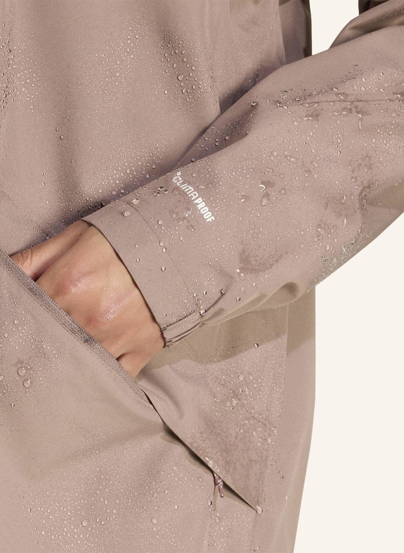 adidas TERREX Regenjacke MULTI: BRAUN