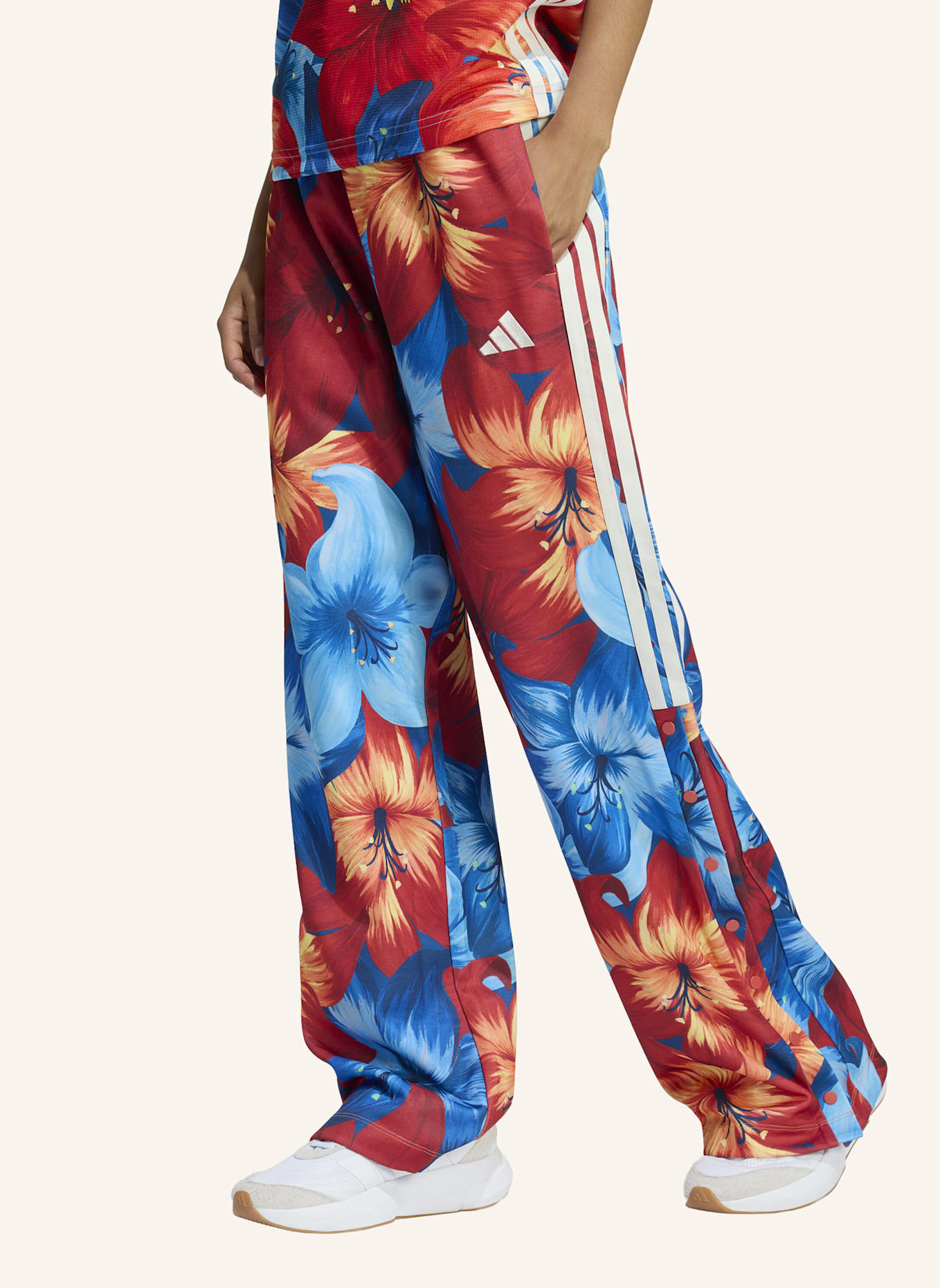 adidas ADIDAS X FARM RIO HOUSE OF TIRO TRAININGSHOSE: BLAU/ WEISS