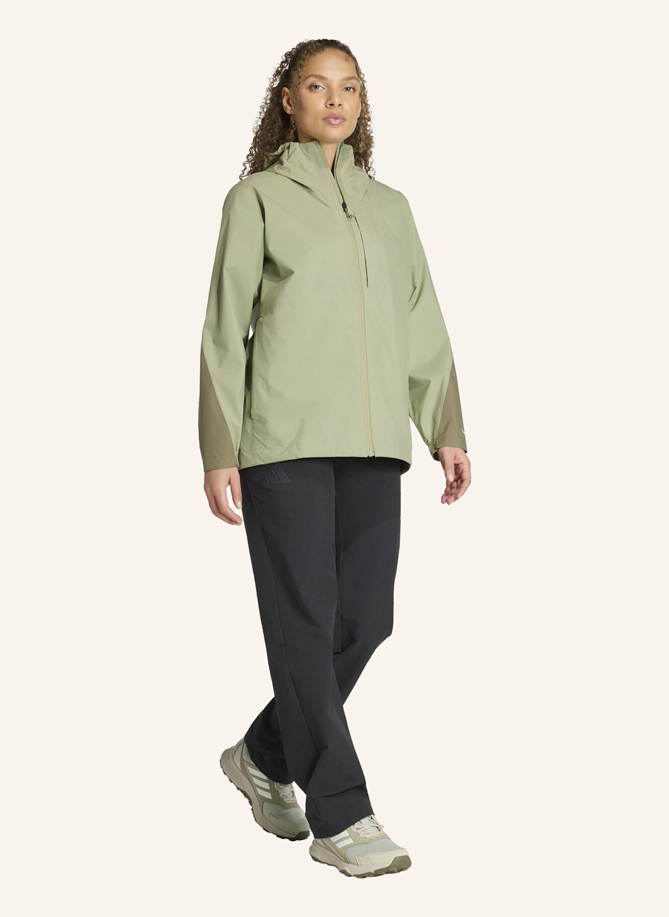 adidas TERREX TERREX MULTI 2.5 LAYER CLIMAPROOF REGENJACKE: GRÜN