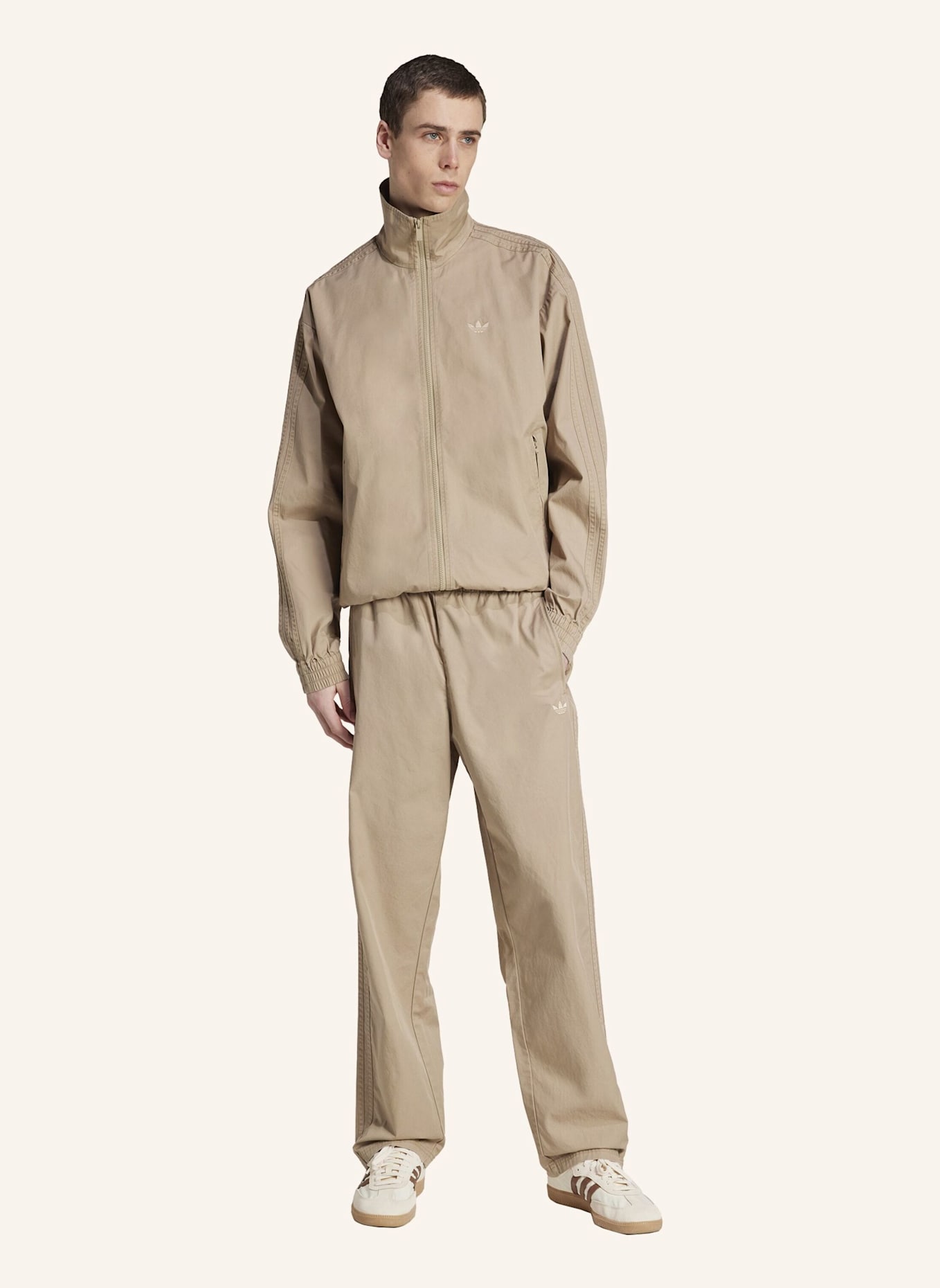 adidas Originals Track Pants ORIGINALS WOVEN FIREBIRD: BEIGE