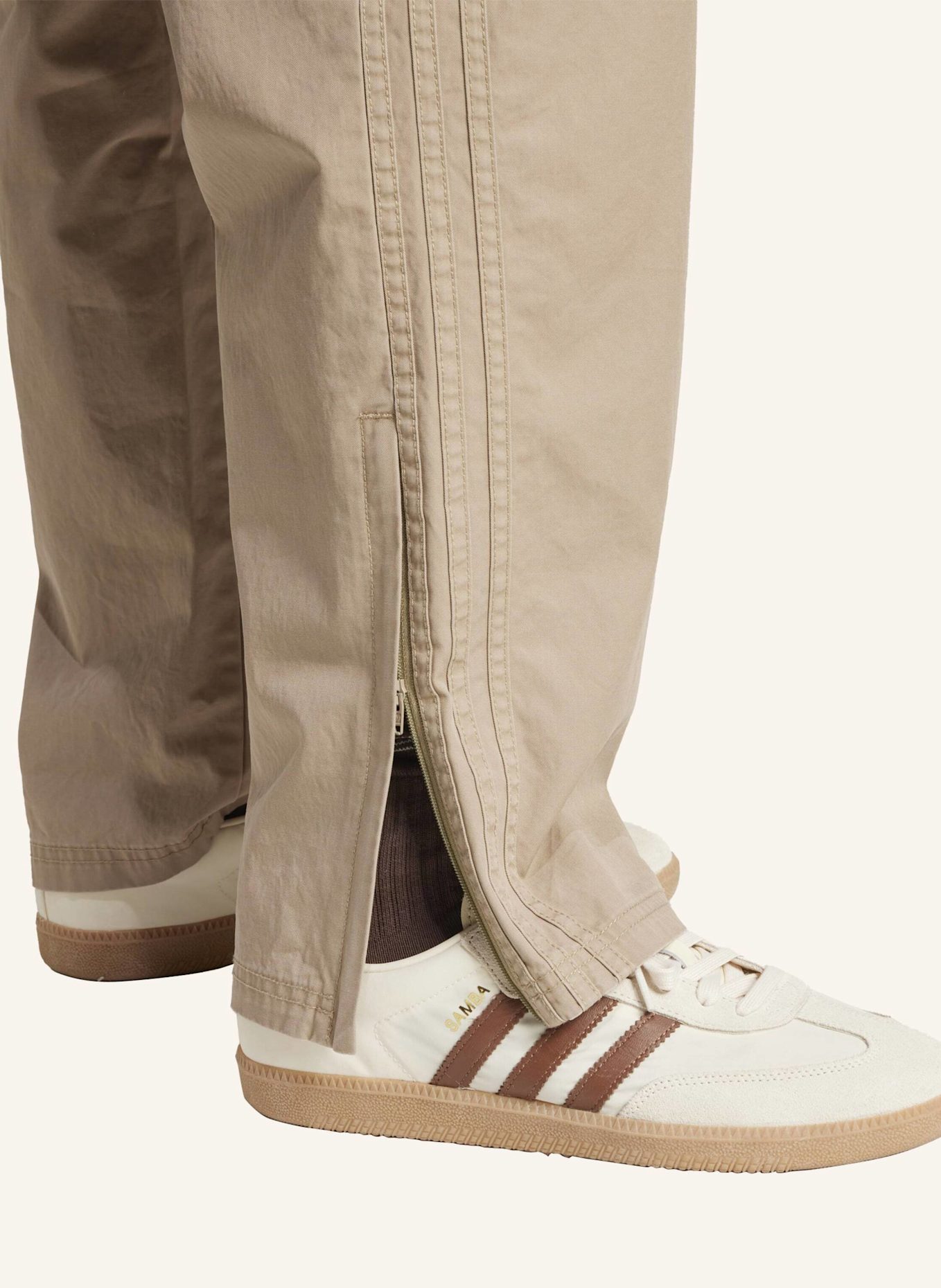adidas Originals Track Pants ORIGINALS WOVEN FIREBIRD: BEIGE