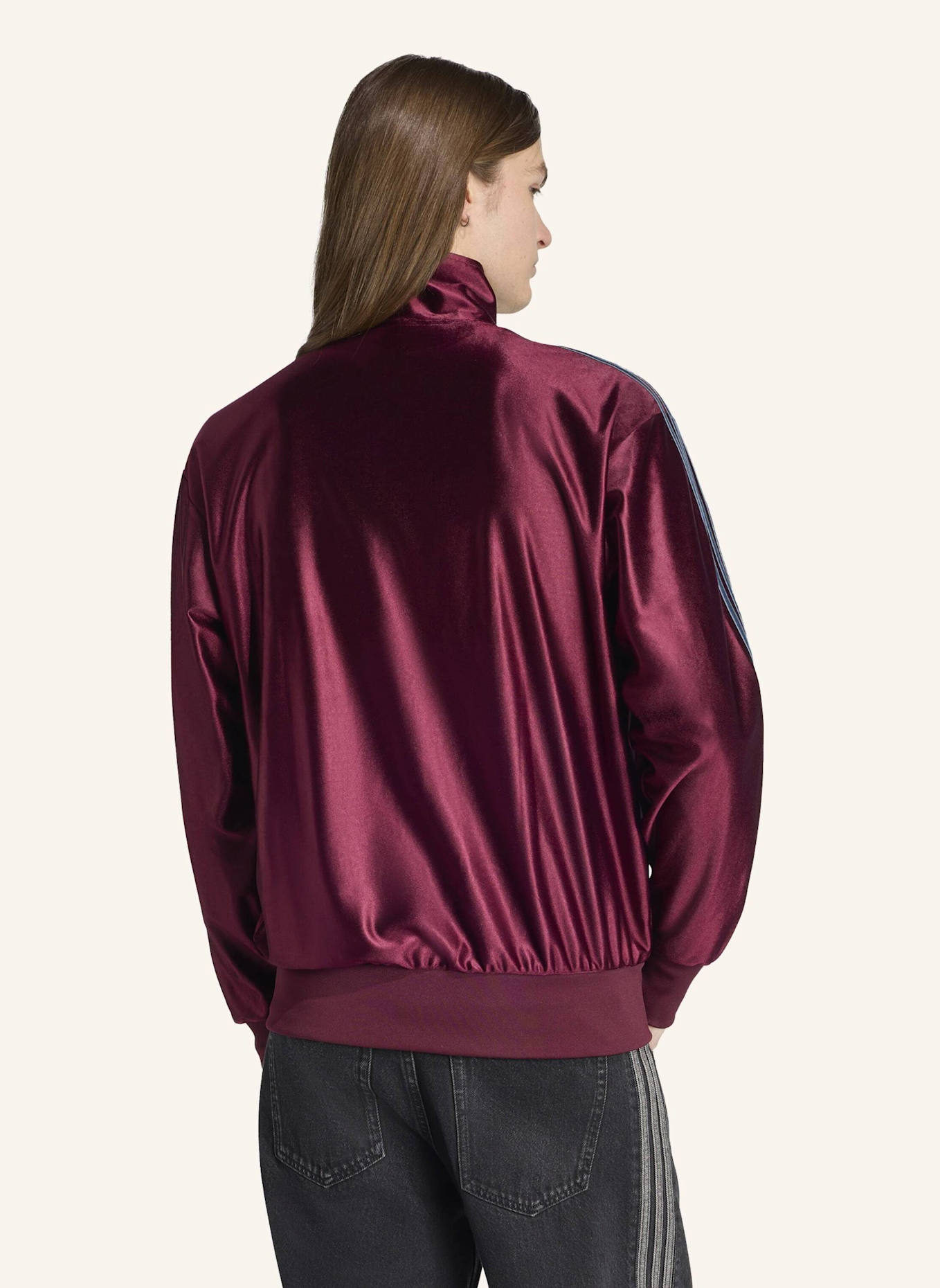adidas Originals FIREBIRD METALLIC ORIGINALS JACKE: ROT