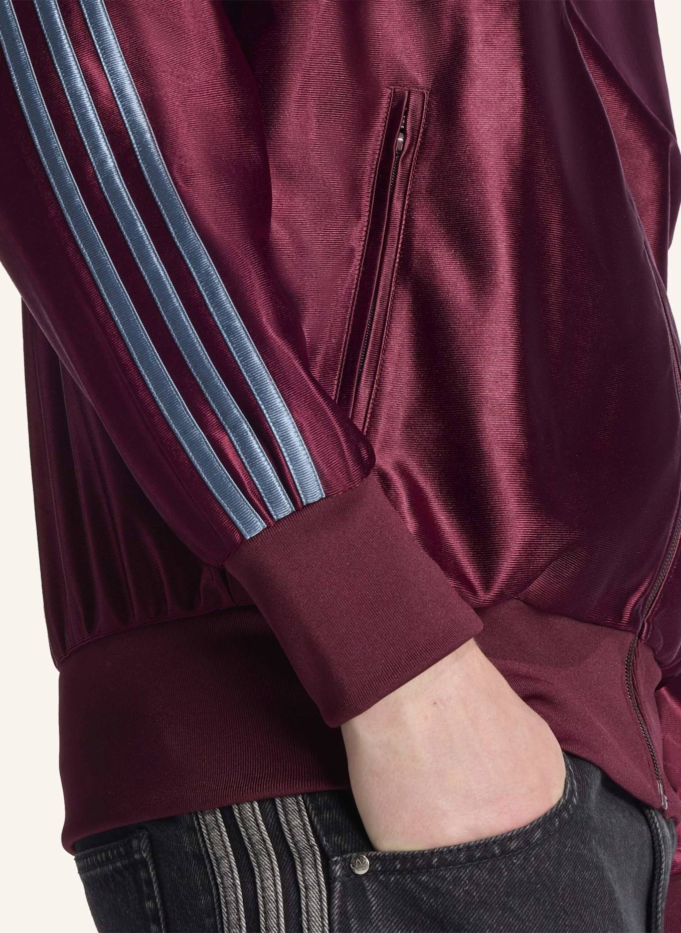 adidas Originals FIREBIRD METALLIC ORIGINALS JACKE: ROT