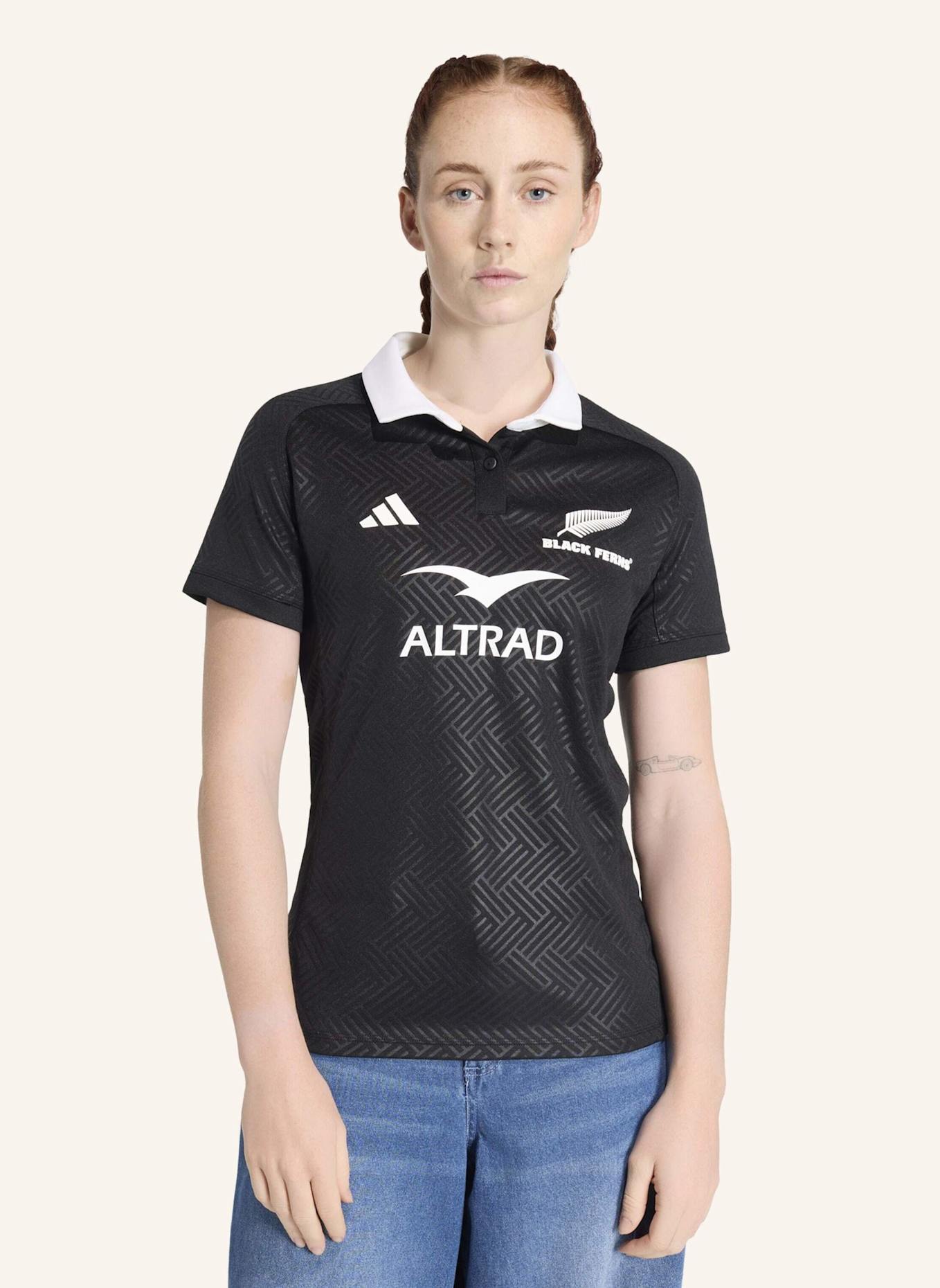 adidas BLACK FERNS HEIMTRIKOT FRAUEN: SCHWARZ