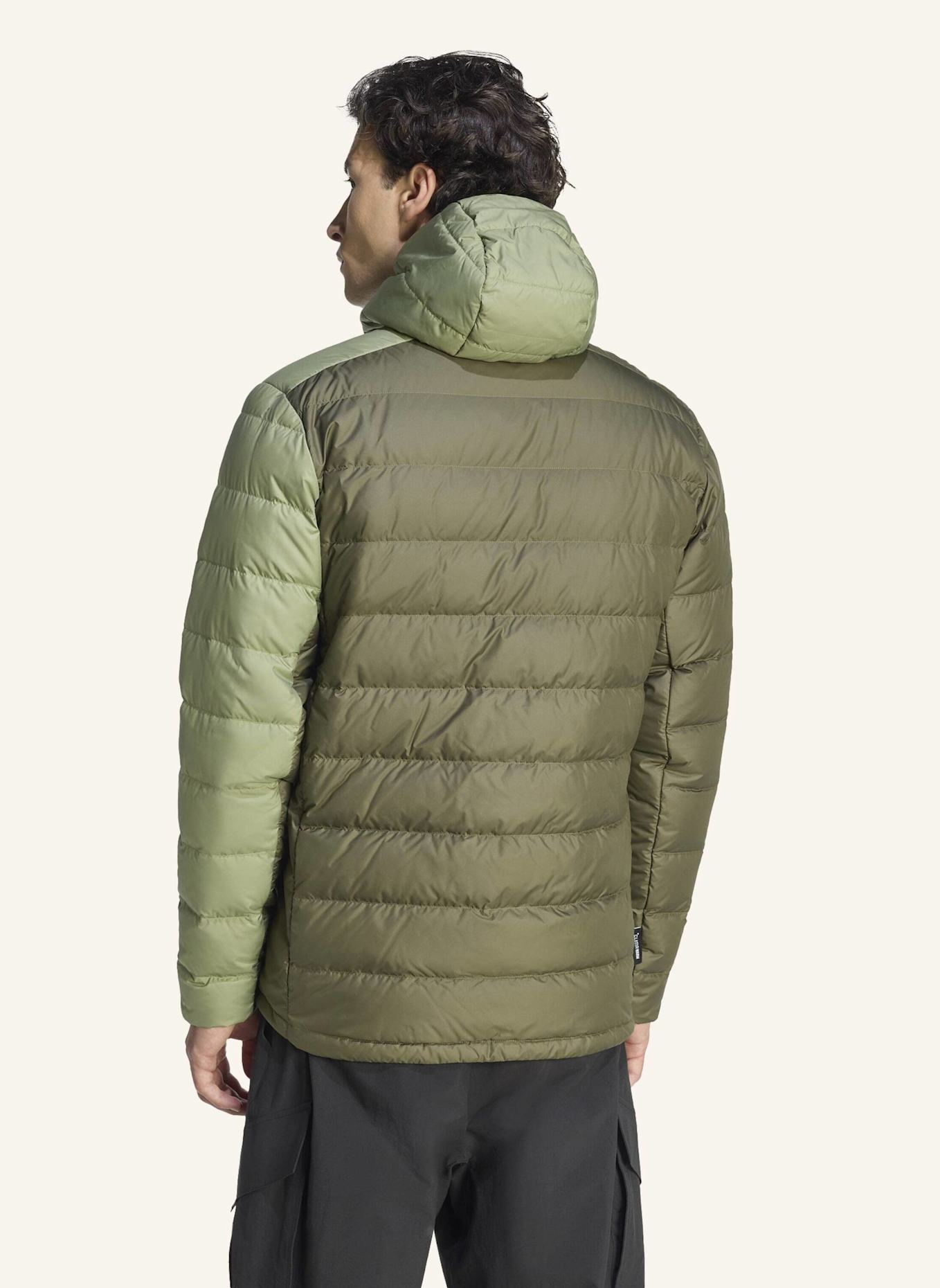 adidas TERREX TERREX MULTI LIGHT DOWN CLIMAWARM KAPUZENJACKE: OLIV/ GRÜN